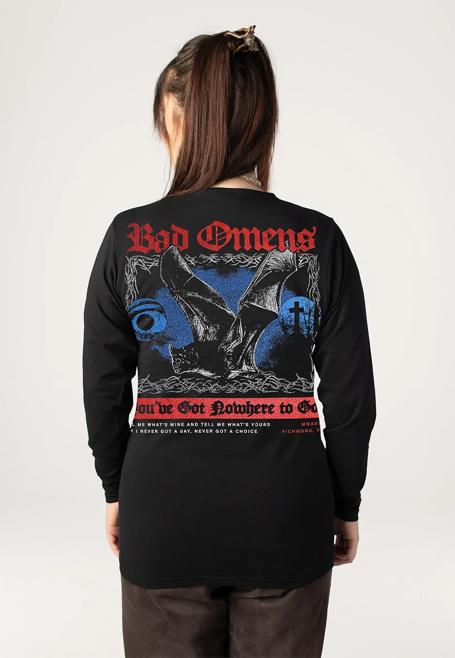 Impericon Bat Longsleeve schwarz
