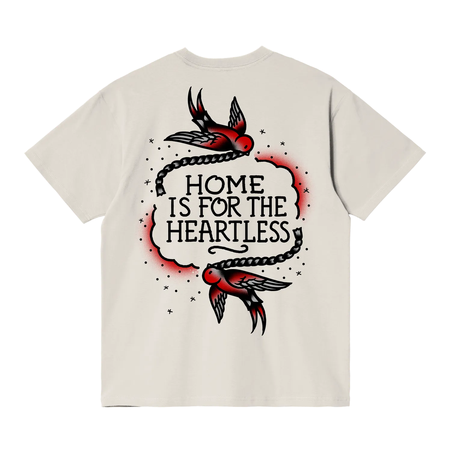 Parkway Drive Home Is For The Heartless T-Shirt beige oversized