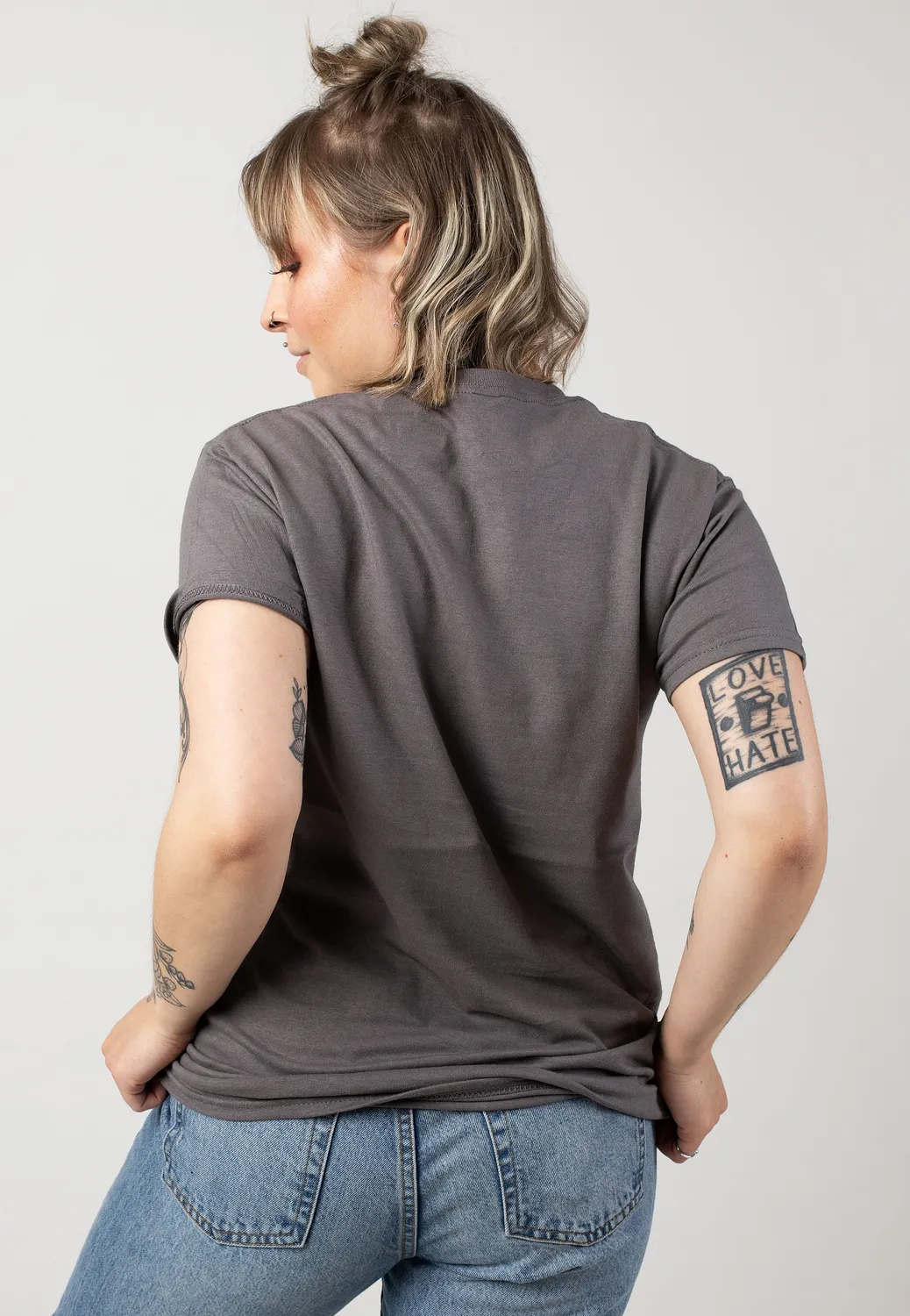 Impericon Extended Pain Charcoal T-Shirt grau Jersey