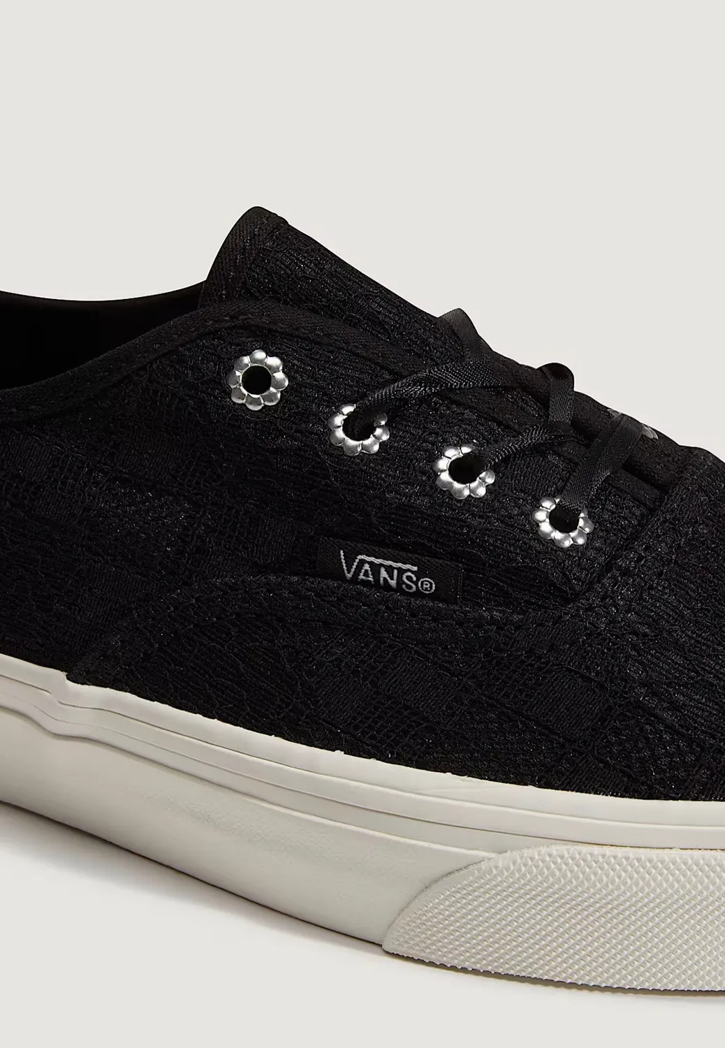 Vans Authentic Laced Black Girl Skate-Schuhe schwarz