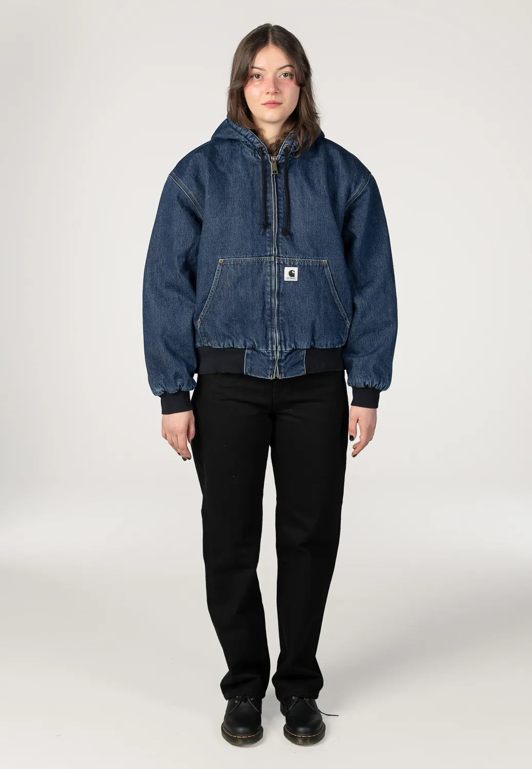 Carhartt WIP OG Active Jacke Stone Washed Blue Damen