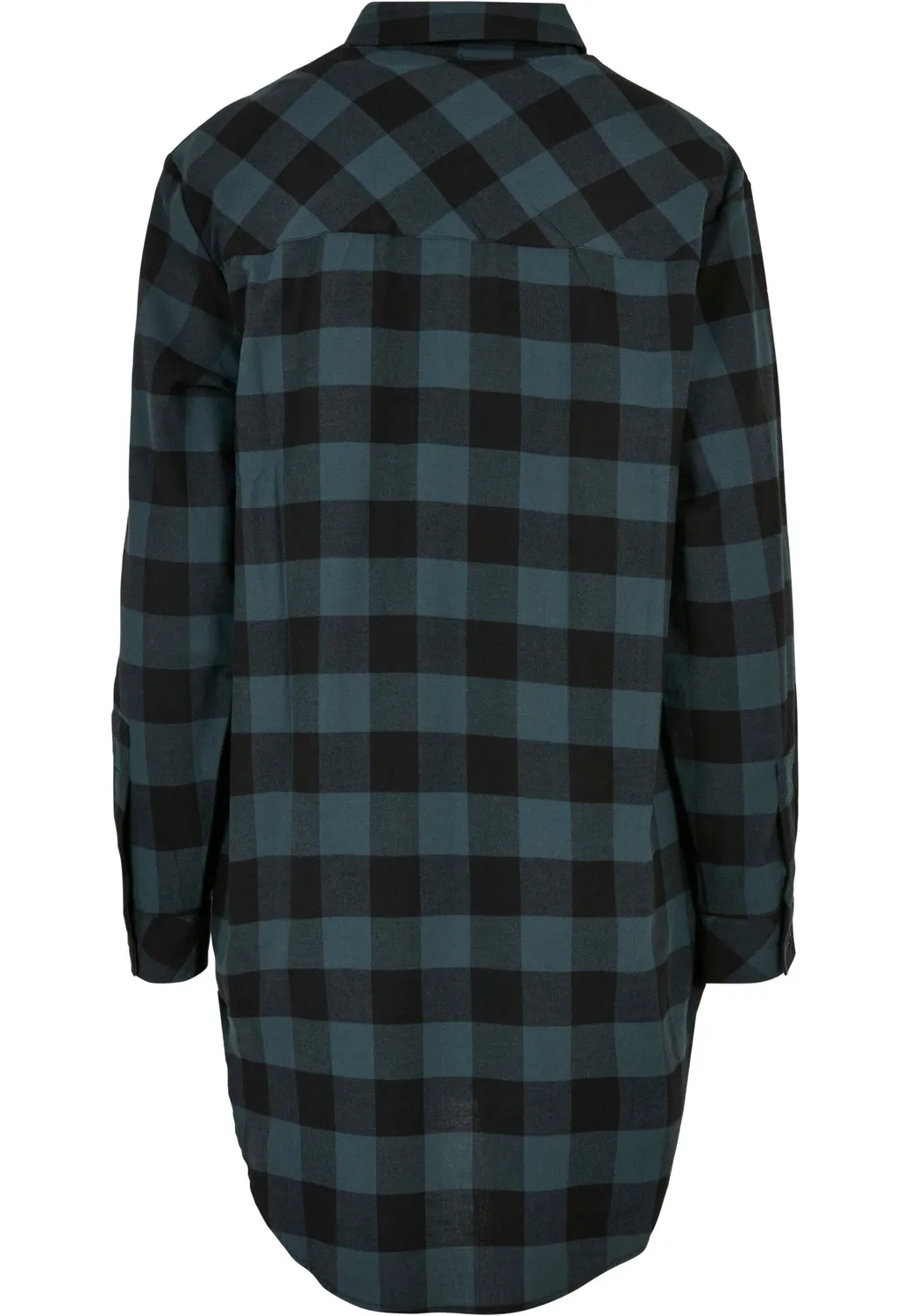 Impericon Ladies Oversized Check Flannel Kleid jasper