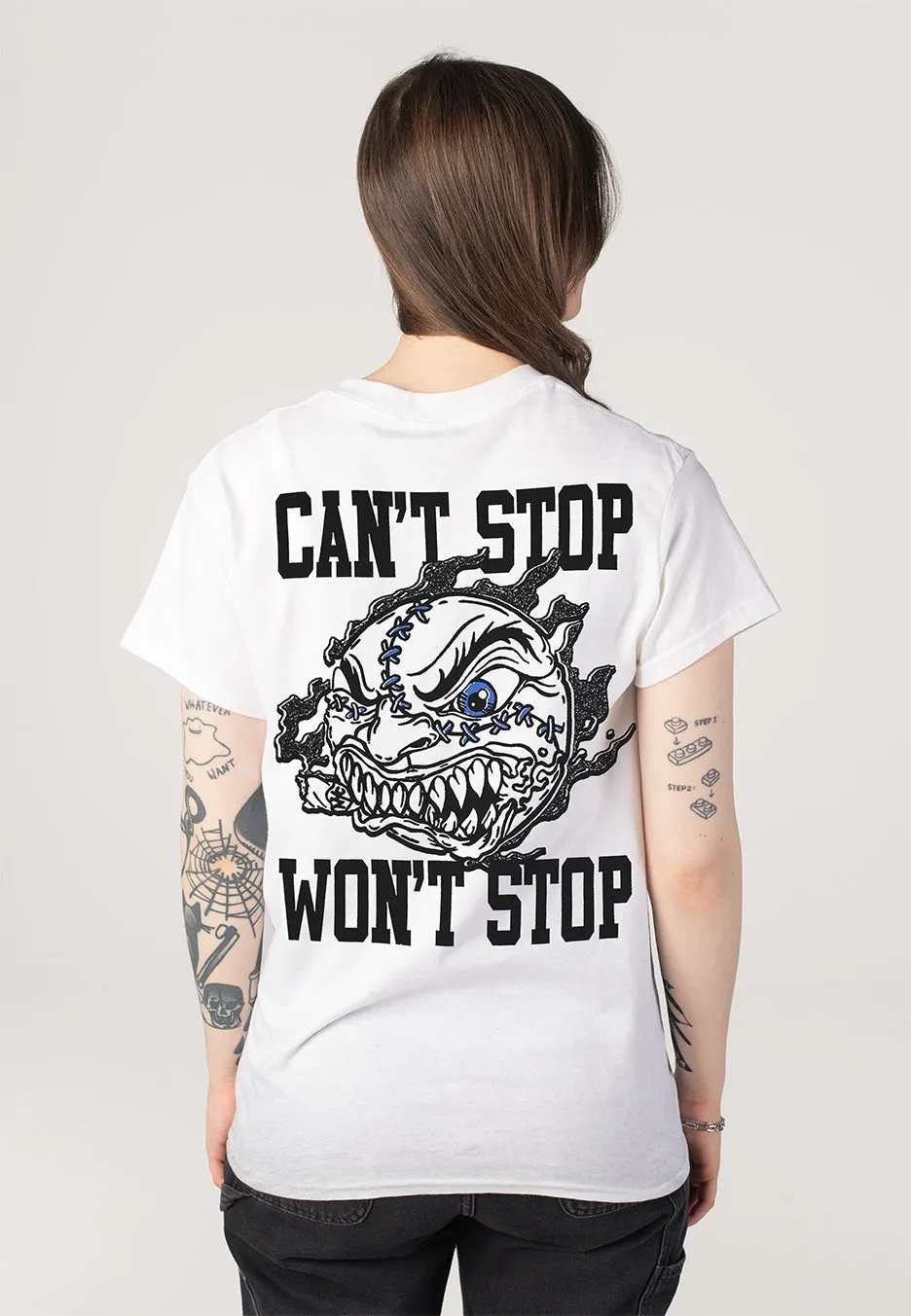 Impericon Hold It Down Can´t Stop T-Shirt weiß