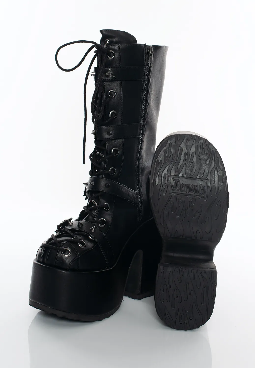 Impericon Camel 115 Black Stiefel schwarz vegan Gr. 38
