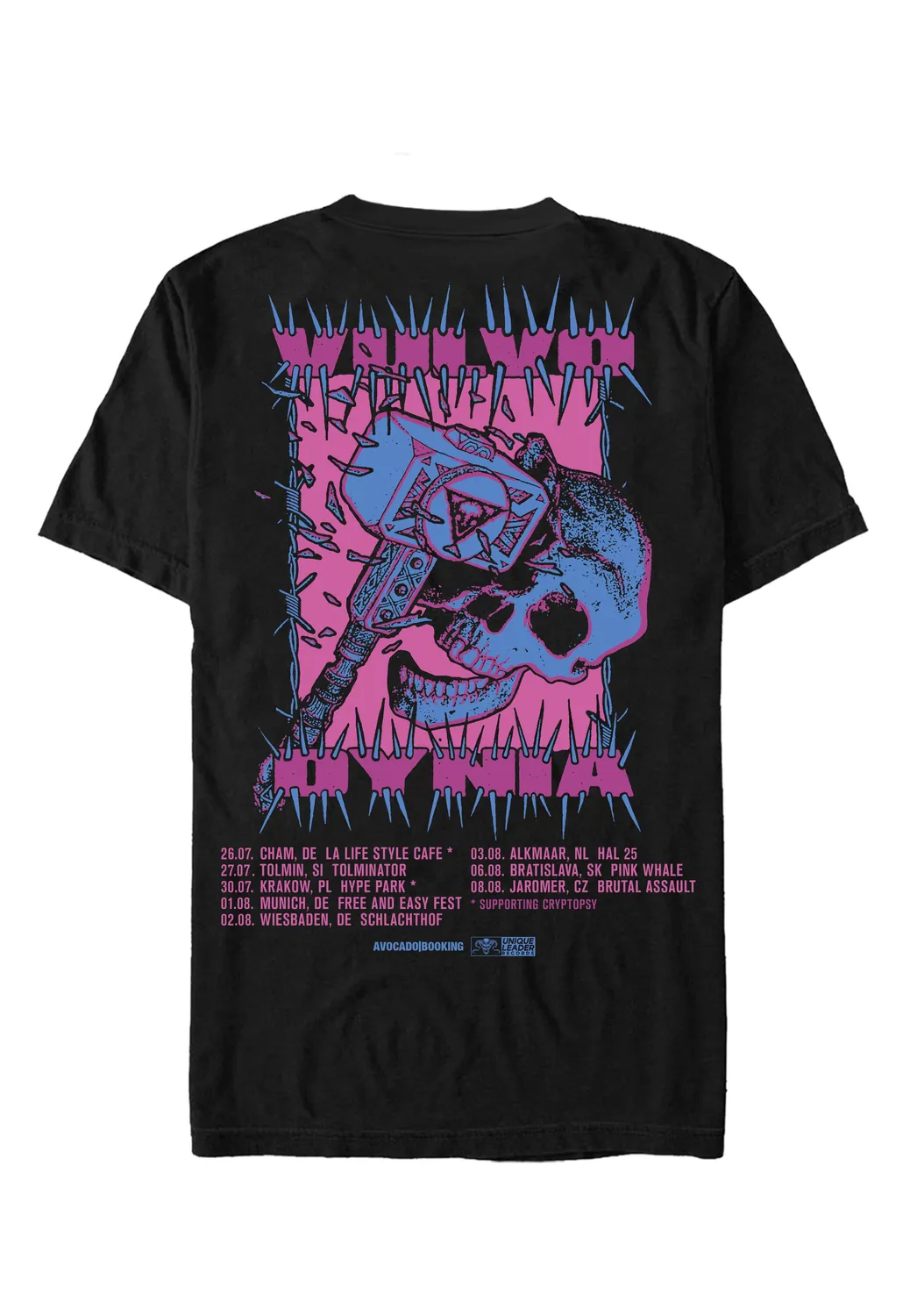 Impericon Summer Tour 2026 T-Shirt Schwarz Jersey