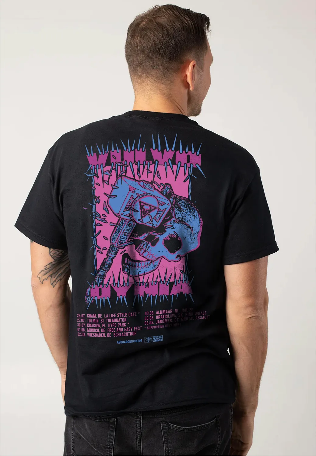 Impericon Summer Tour 2026 T-Shirt Schwarz Jersey