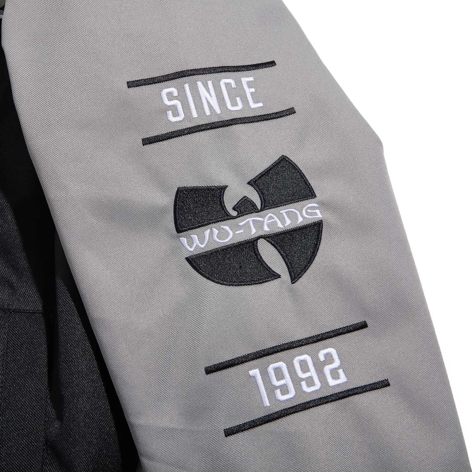 Wu-Tang All-City Jacket Schwarz Grau Collegejacke