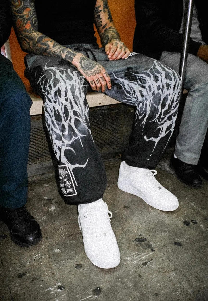 Impericon Reign Of Blood Grey Dye Jogginghose Relaxed Fit