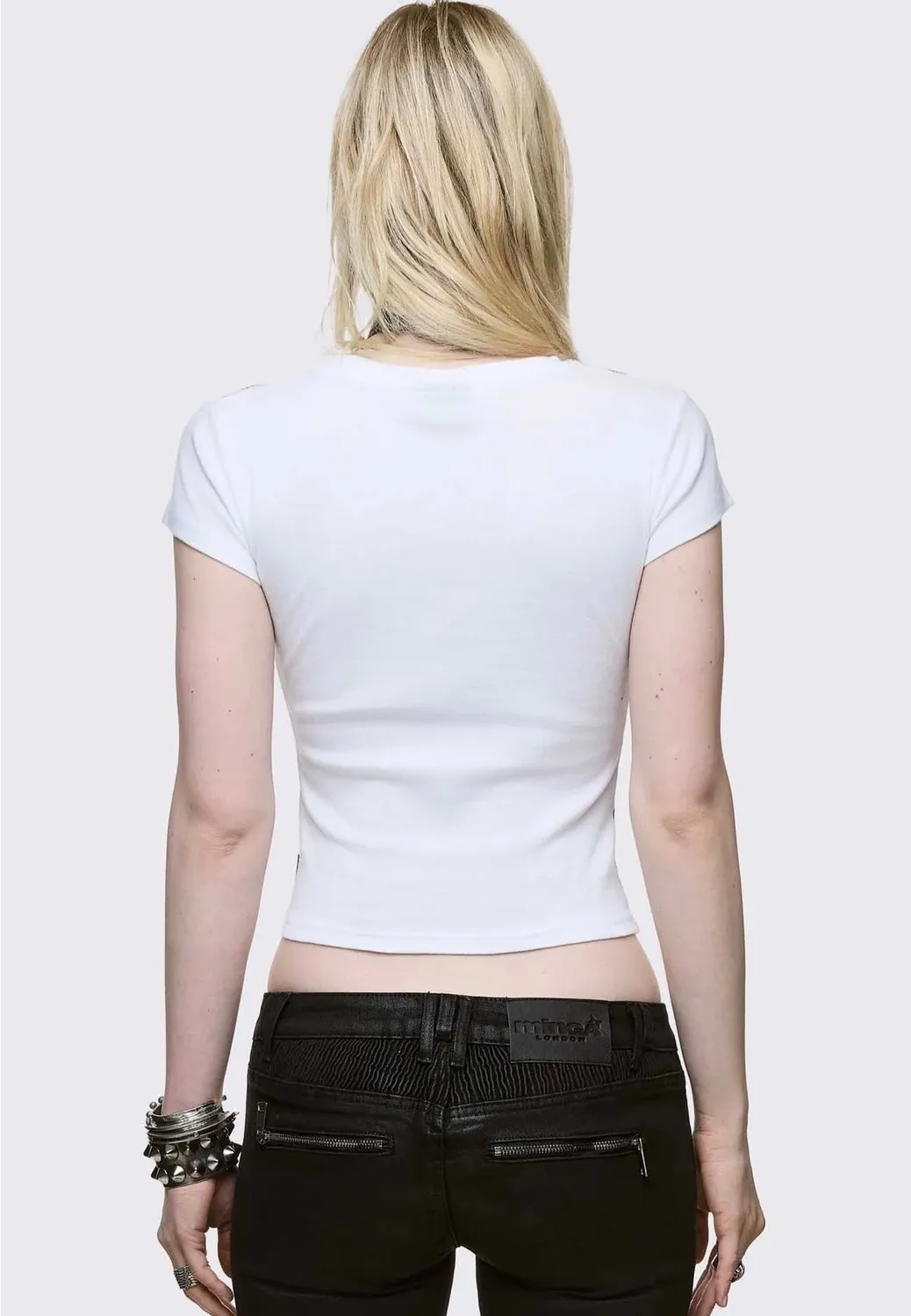 Impericon Mind Glitch Baby White T-Shirt Gothic