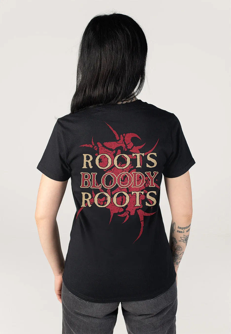 Impericon Bloody Roots T-Shirt schwarz Jersey