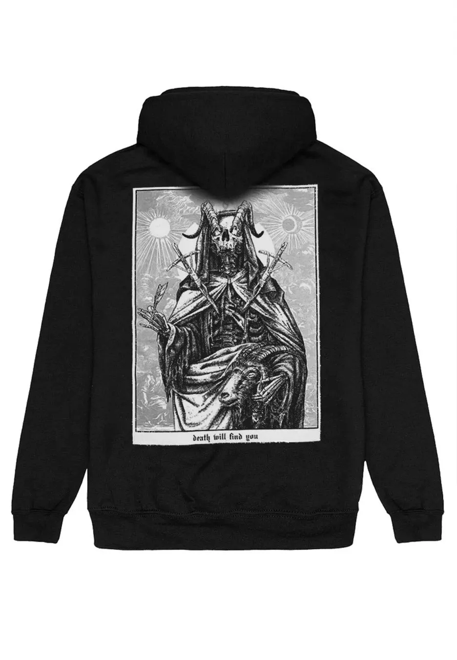 Impericon Death Will Find You Hoodie schwarz Unisex