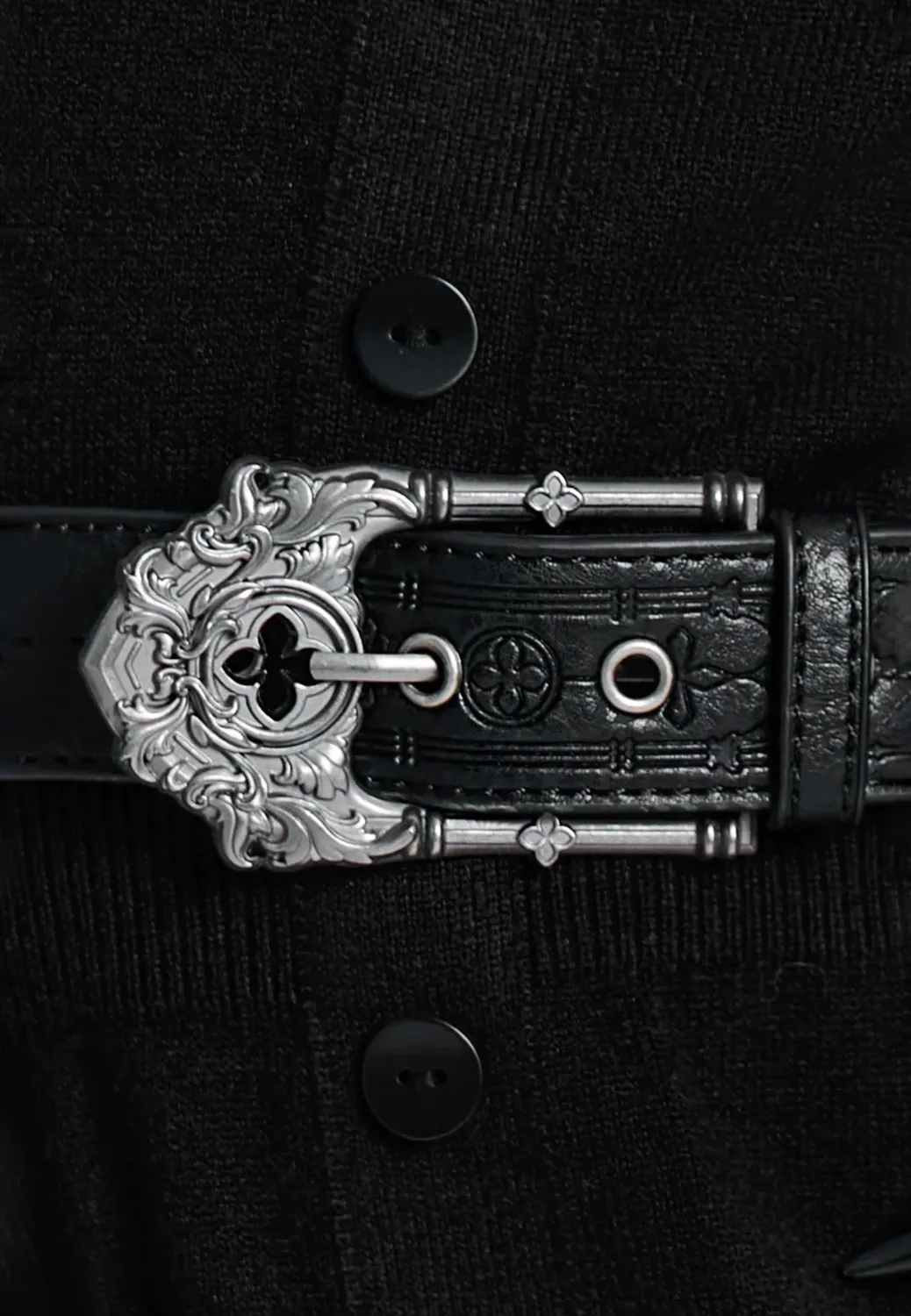 Impericon Cathedra Black Harnisch Kunstleder schwarz