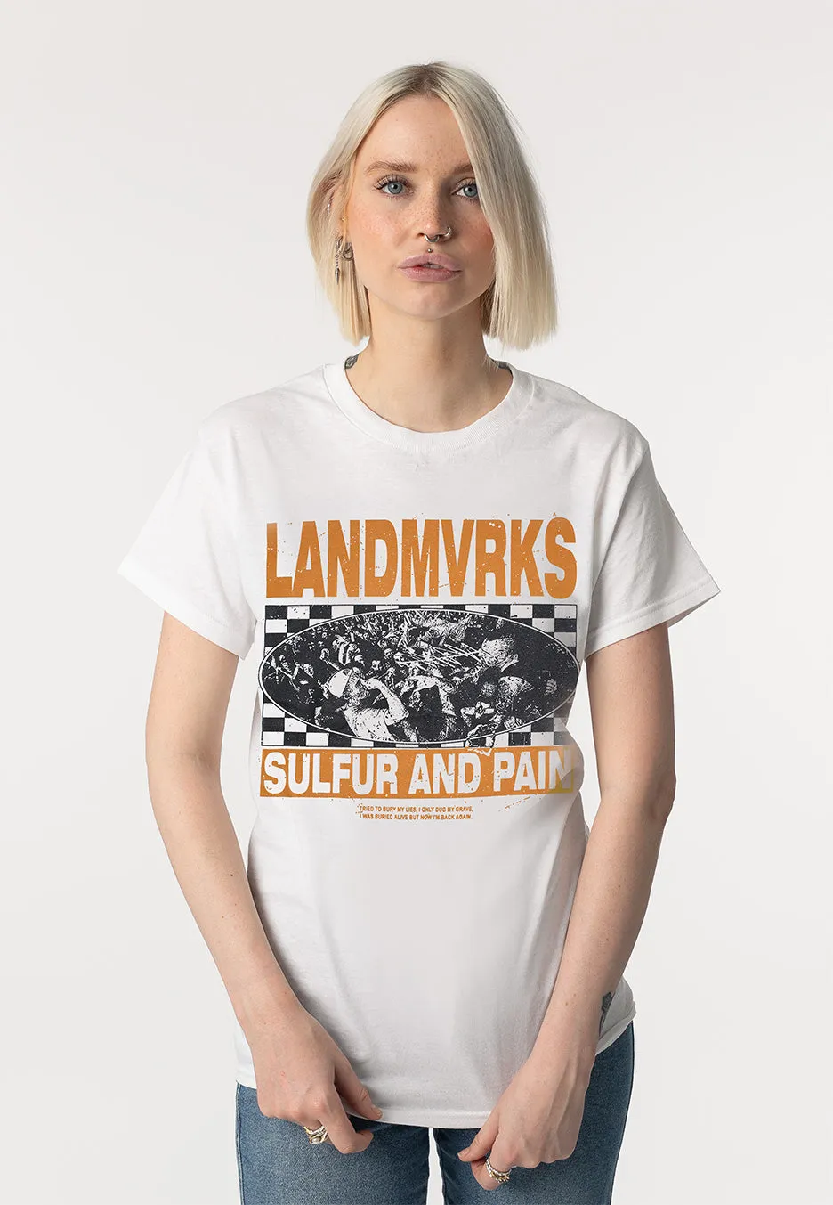 Impericon Sulfur White T-Shirt weiß