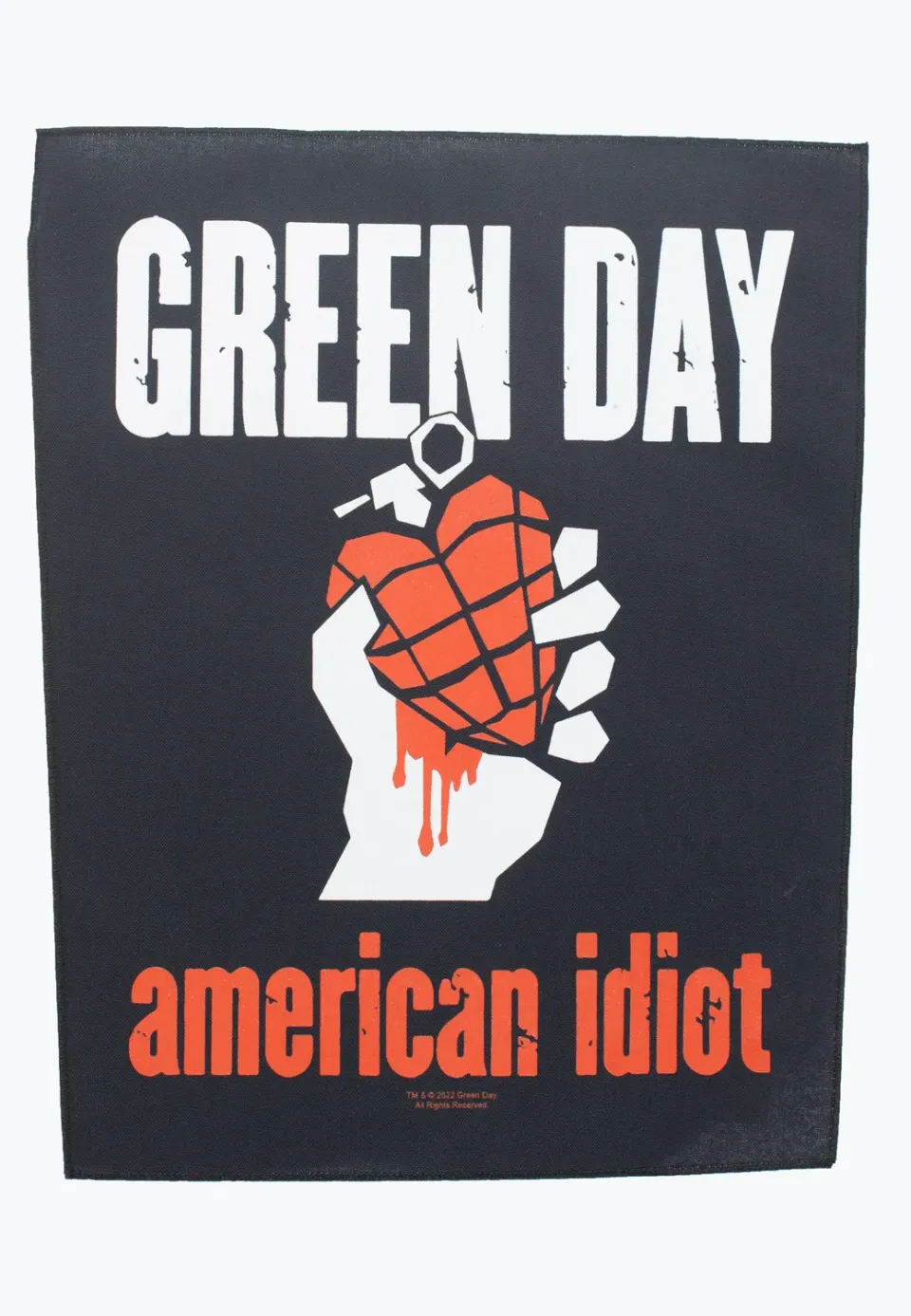Green Day American Idiot Backpatch bunt Onesize