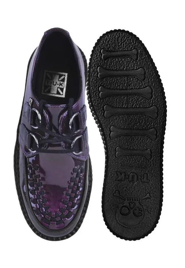 Impericon Viva High Purple Metallic Creepers lila vegan EU 41