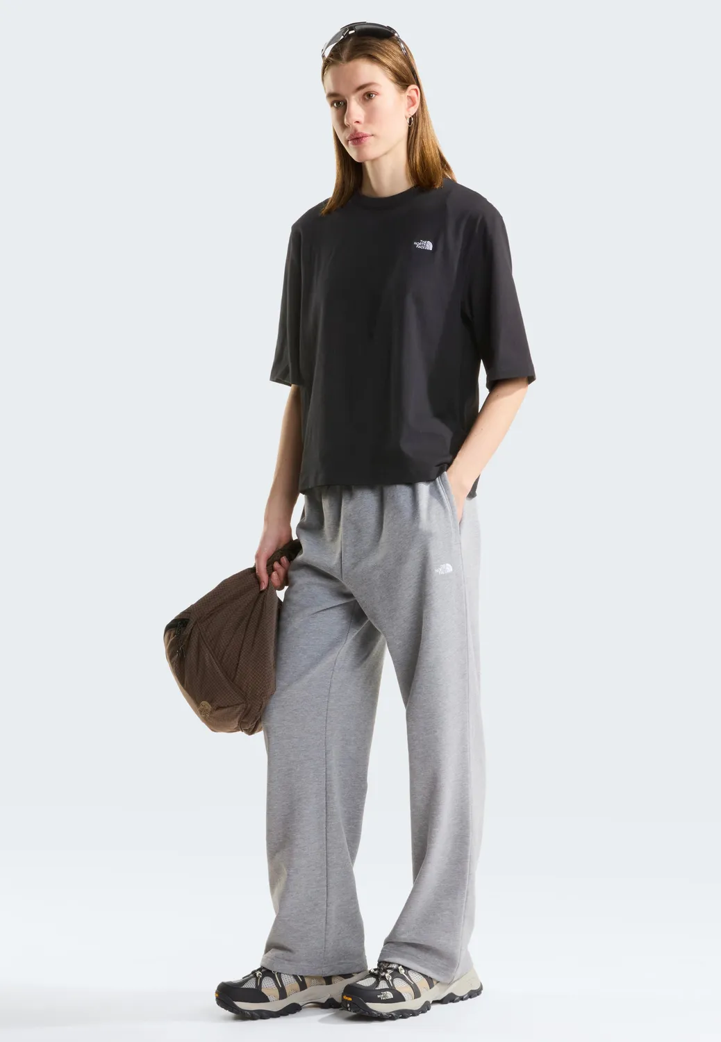 The North Face Simple Dome Boxy Relaxed T-Shirt Schwarz Damen