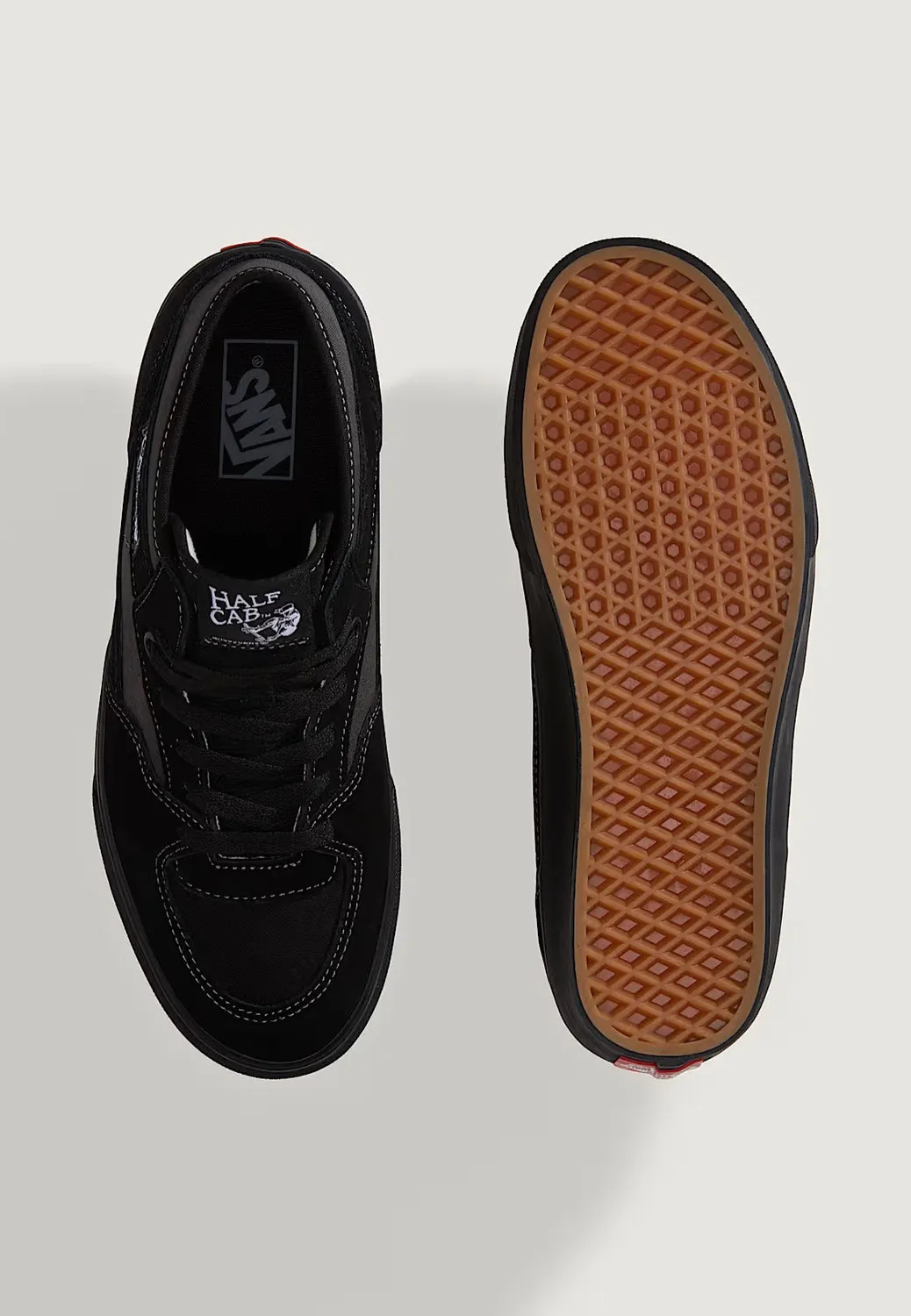 Vans Half Cab Decon Skateschuhe Schwarz Wildleder
