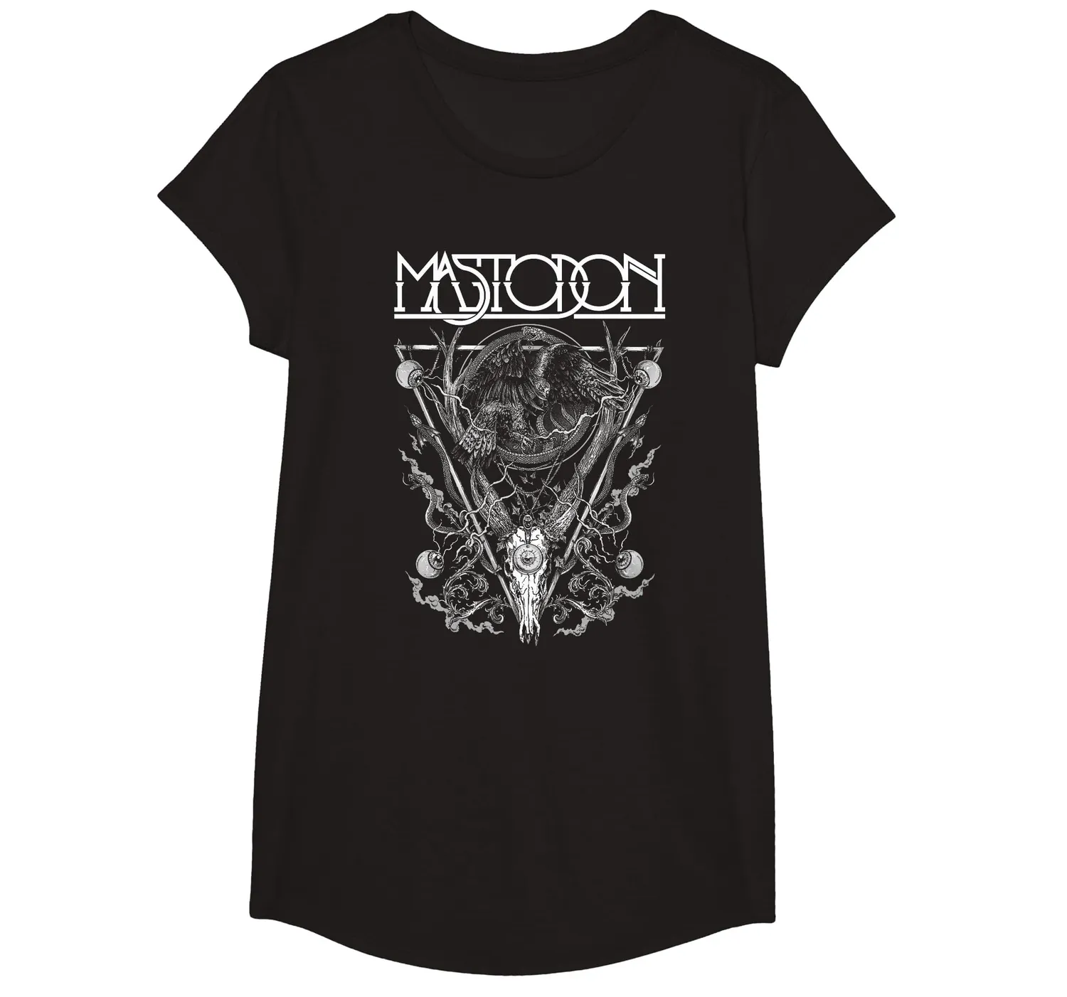 Mastodon Five Eyes T-Shirt Augen Print