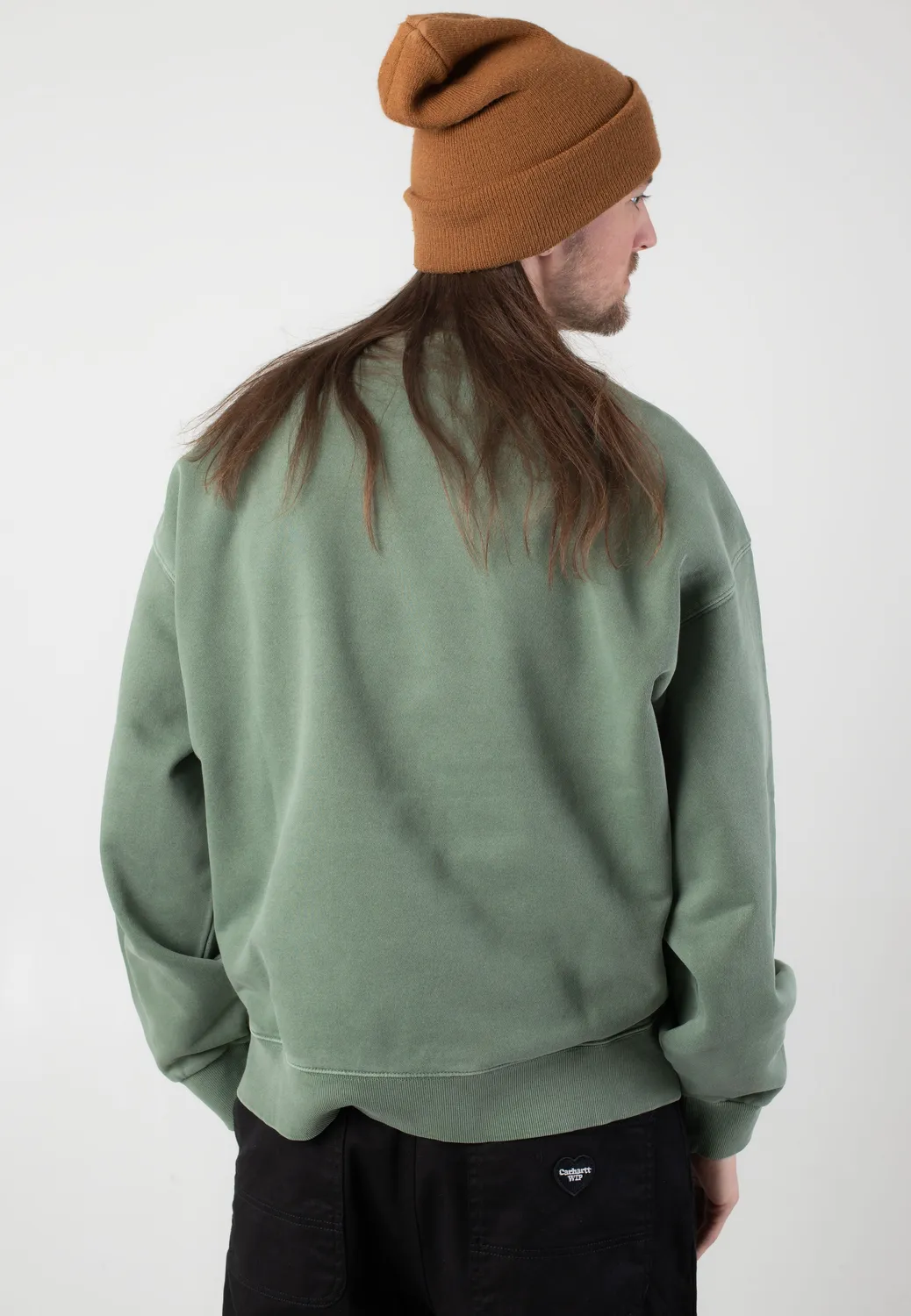 Impericon Nelson Garment Dyed Park Sweater grün