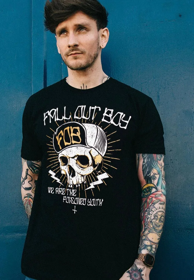 Impericon Chest Youth Skull T-Shirt schwarz Emo
