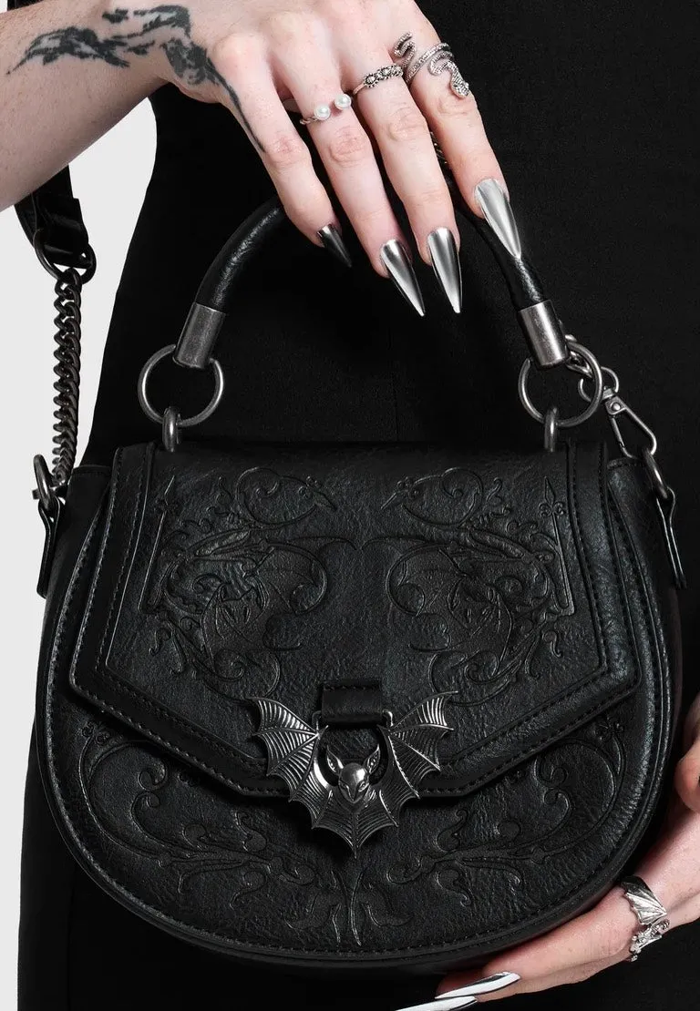 Winged Night Black Tasche Onesize Saddle Bag