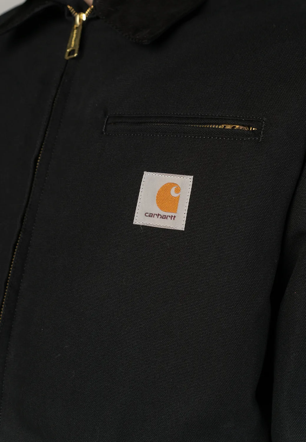 OG Detroit Rigid Black/Black Jacke Canvas schwarz
