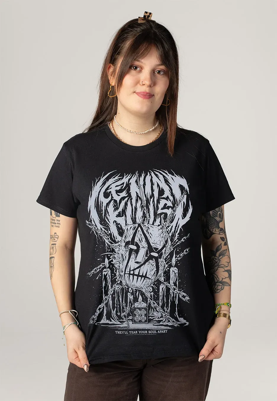 Impericon Hellraiser T-Shirt Schwarz Unisex Metalcore