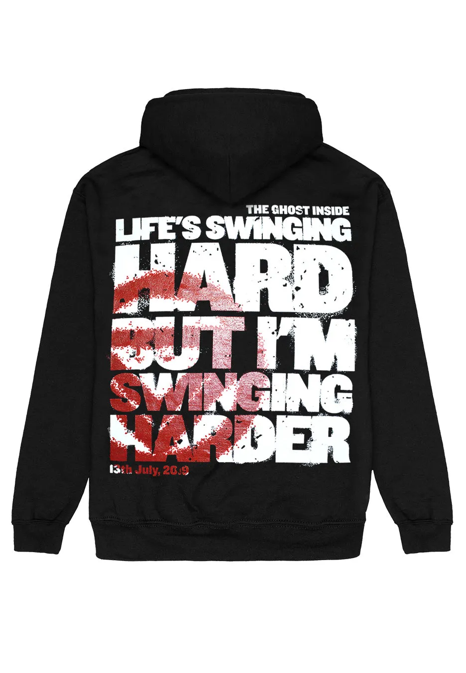 Swinging Hoodie schwarz Unisex Metalcore