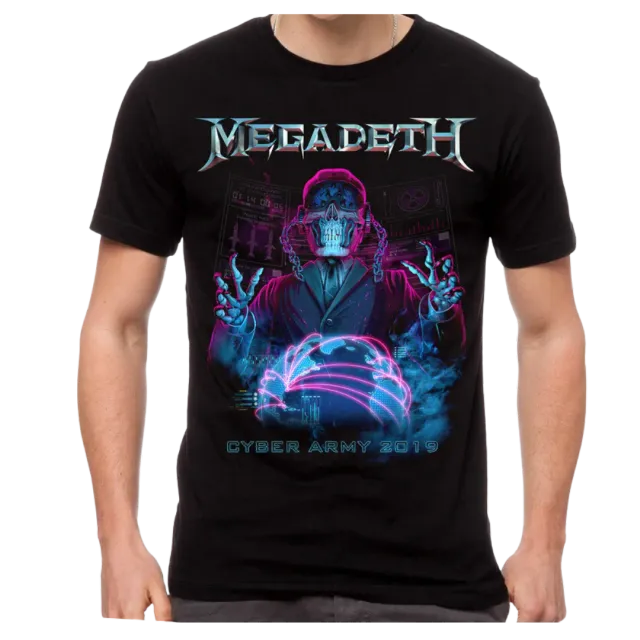 Megadeth Cyber Army 2019 Club T-Shirt schwarz