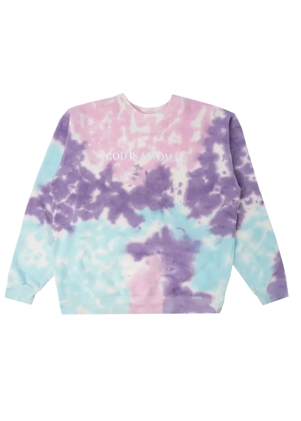 Ariana Grande God Is A Woman Crewneck Tie-Dye