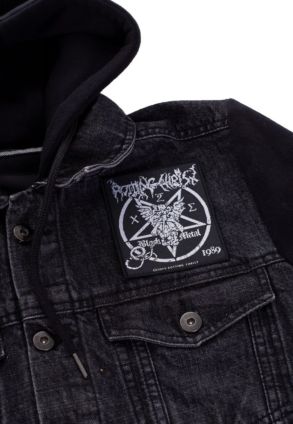 Rotting Christ Black Metal Aufnäher Patch schwarz