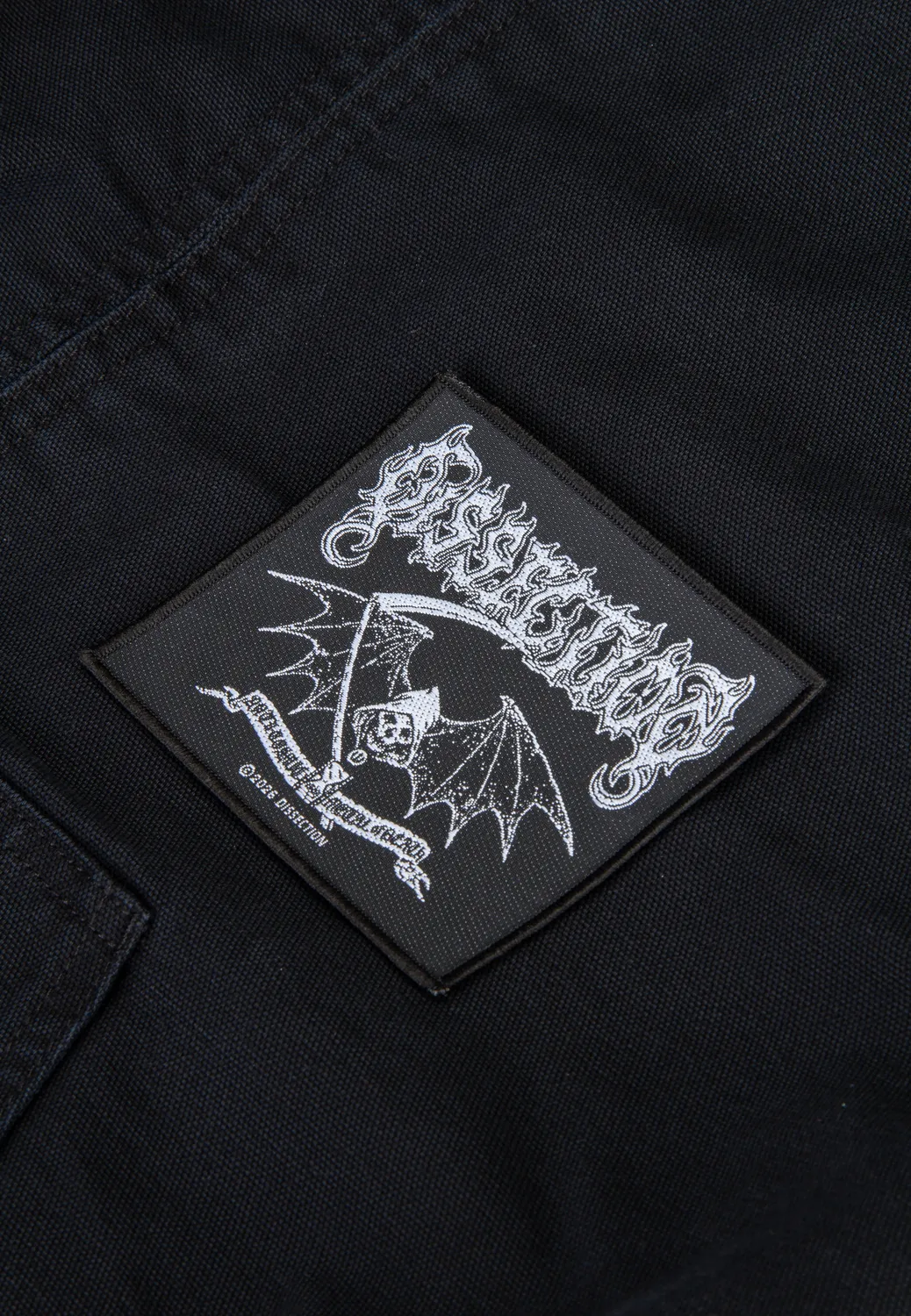 Reaper Aufnäher schwarz Onesize Polyester