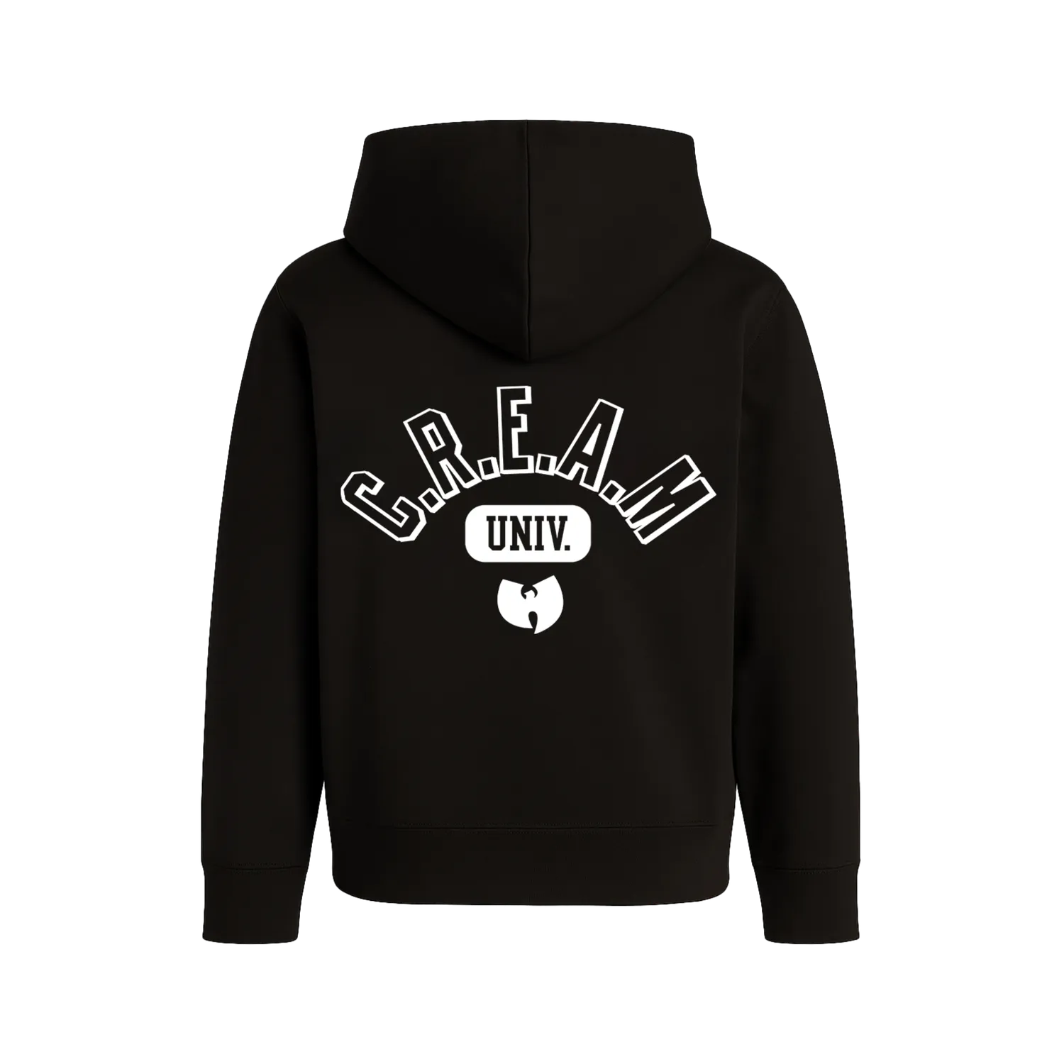 Wu-Tang CREAM University Hoodie Kinder Schwarz Zip