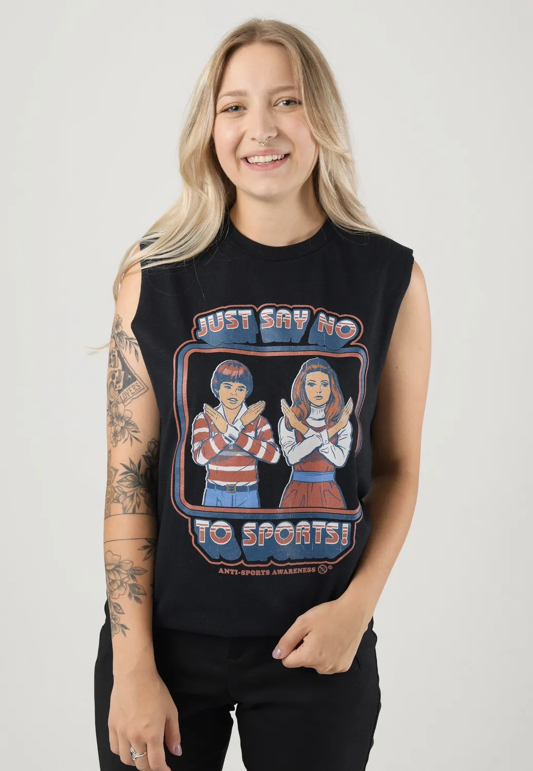 Impericon Just Say No To Sports Sleeveless S schwarz