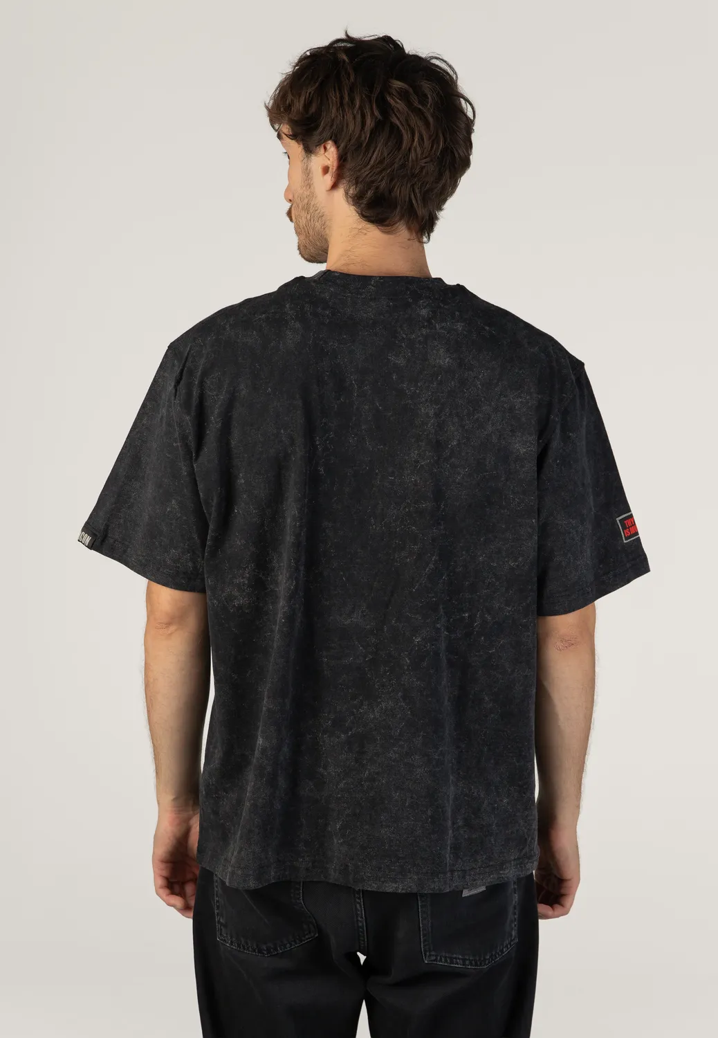 Impericon Logo Acid Wash Premium T-Shirt schwarz Limited