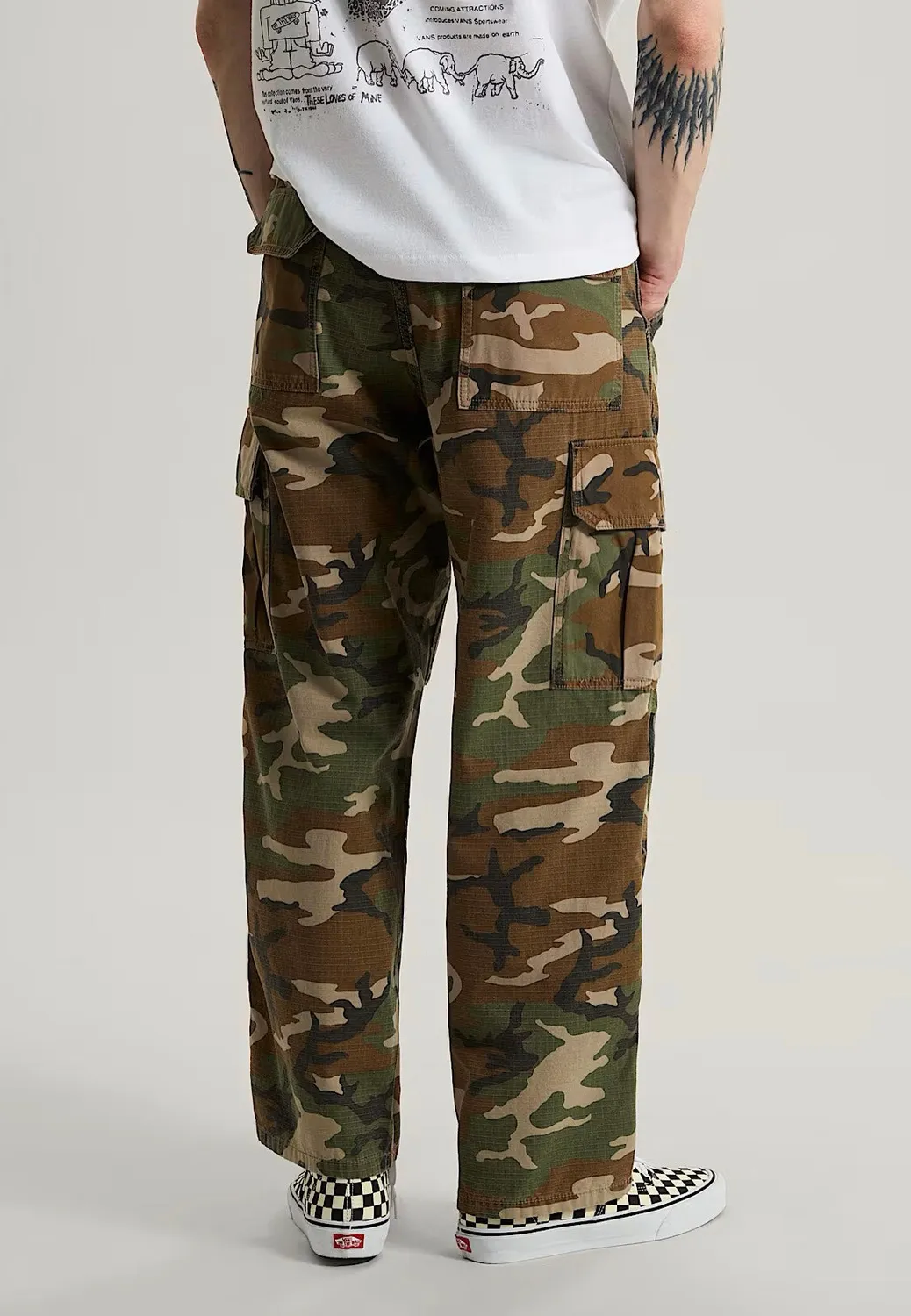 Impericon Para Baggy AOP Cargo Hose Camo