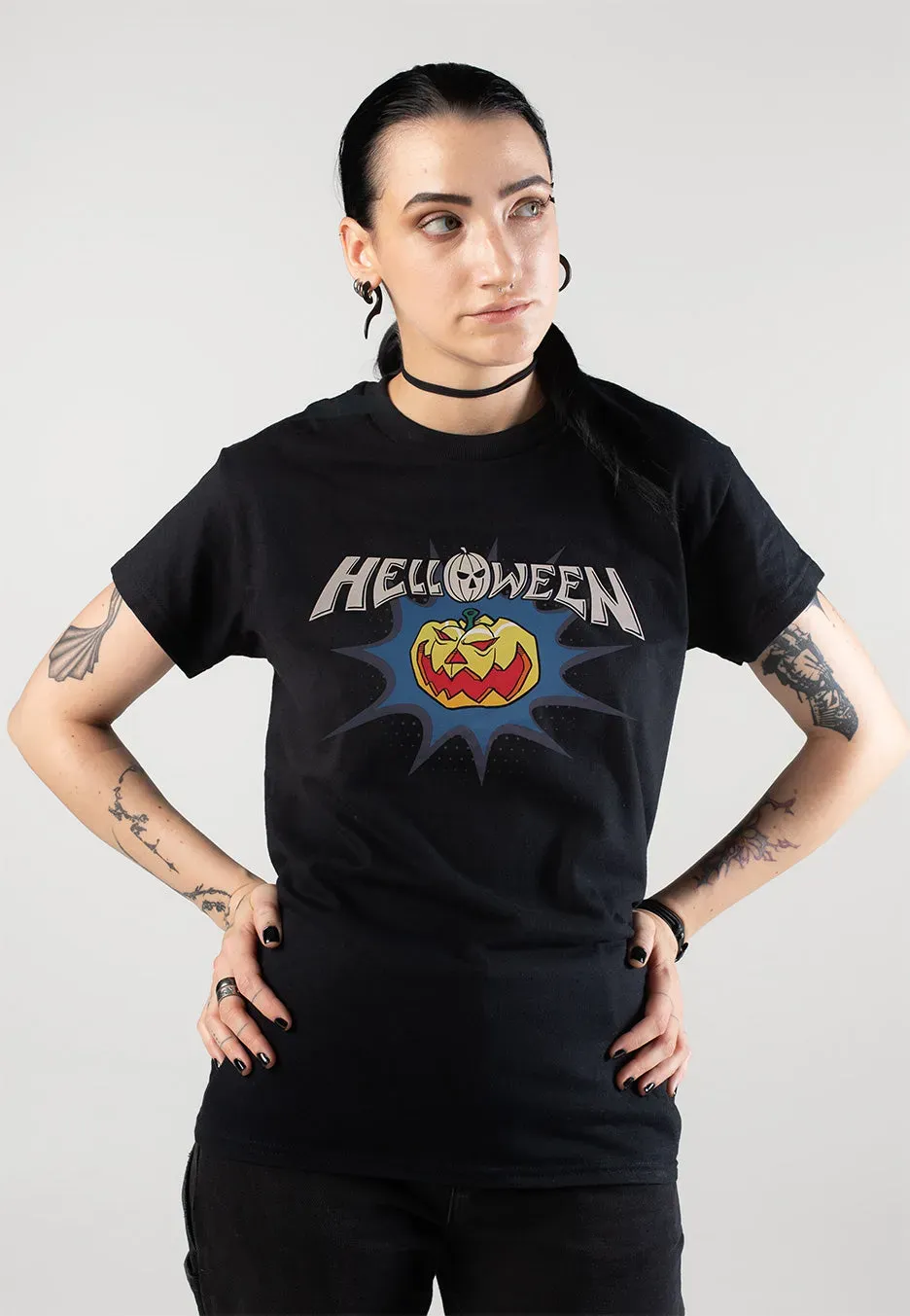Impericon Classic Logo Comics T-Shirt schwarz Unisex