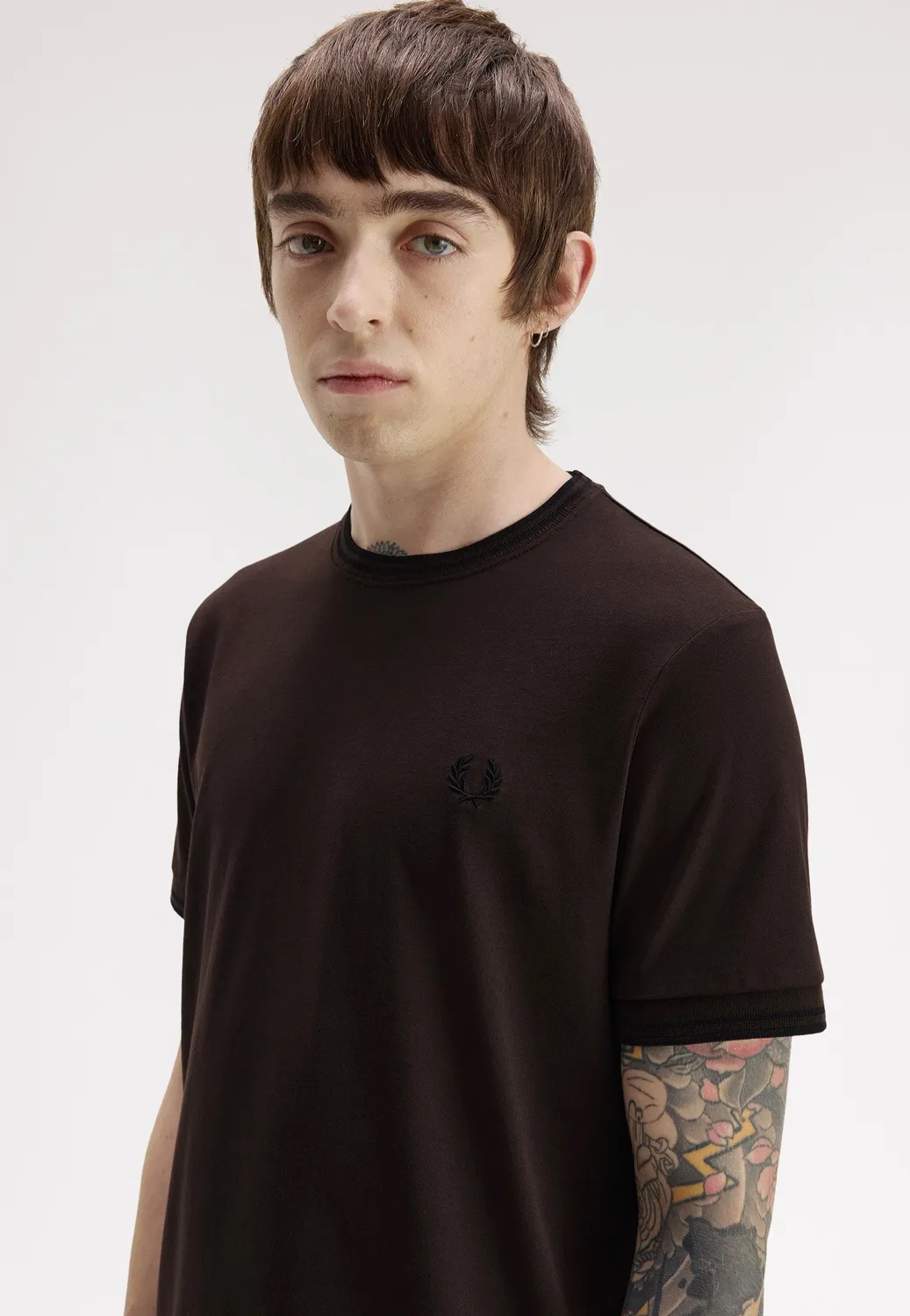 Impericon Twin Tipped Rich Brown/Black T-Shirt Jersey Größe