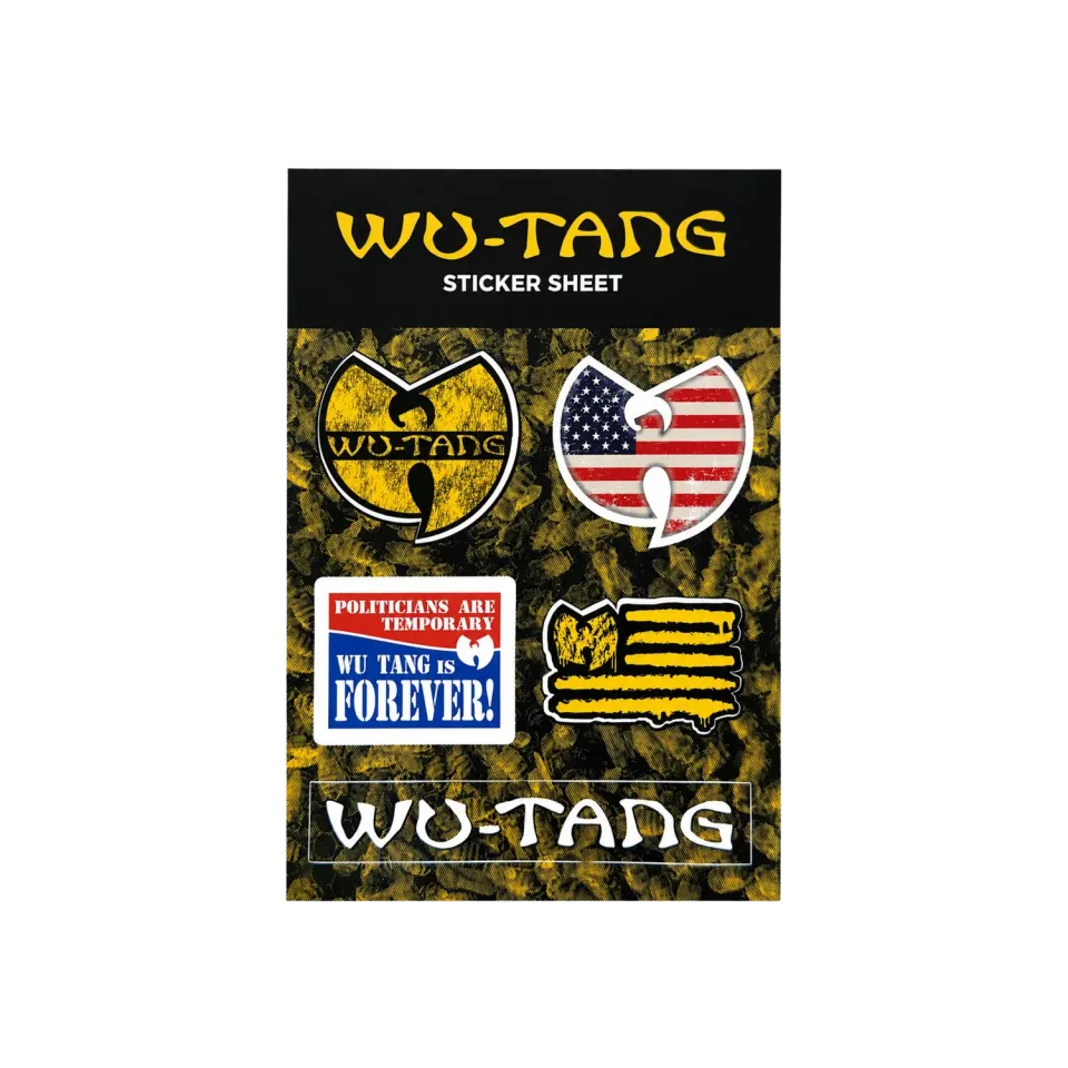 Wu-Tang Wu Independence Sticker Pack Aufkleber 2 Sheets matt