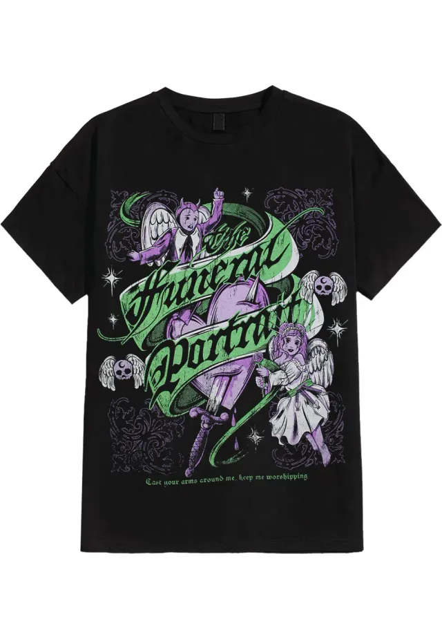 Impericon Cherubs T-Shirt Schwarz Unisex Punk Rock