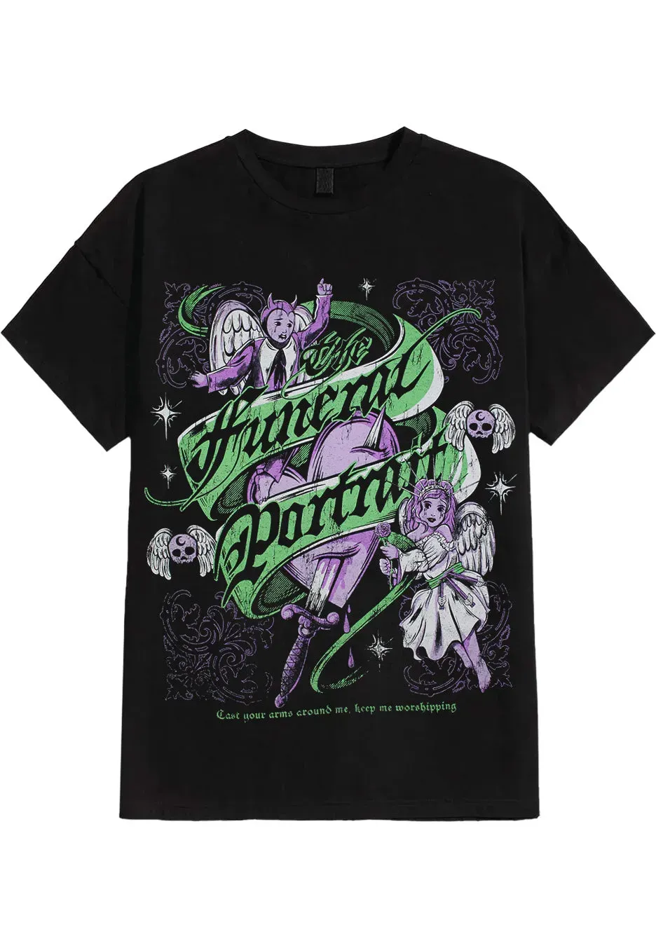 Impericon Cherubs T-Shirt Schwarz Unisex Punk Rock