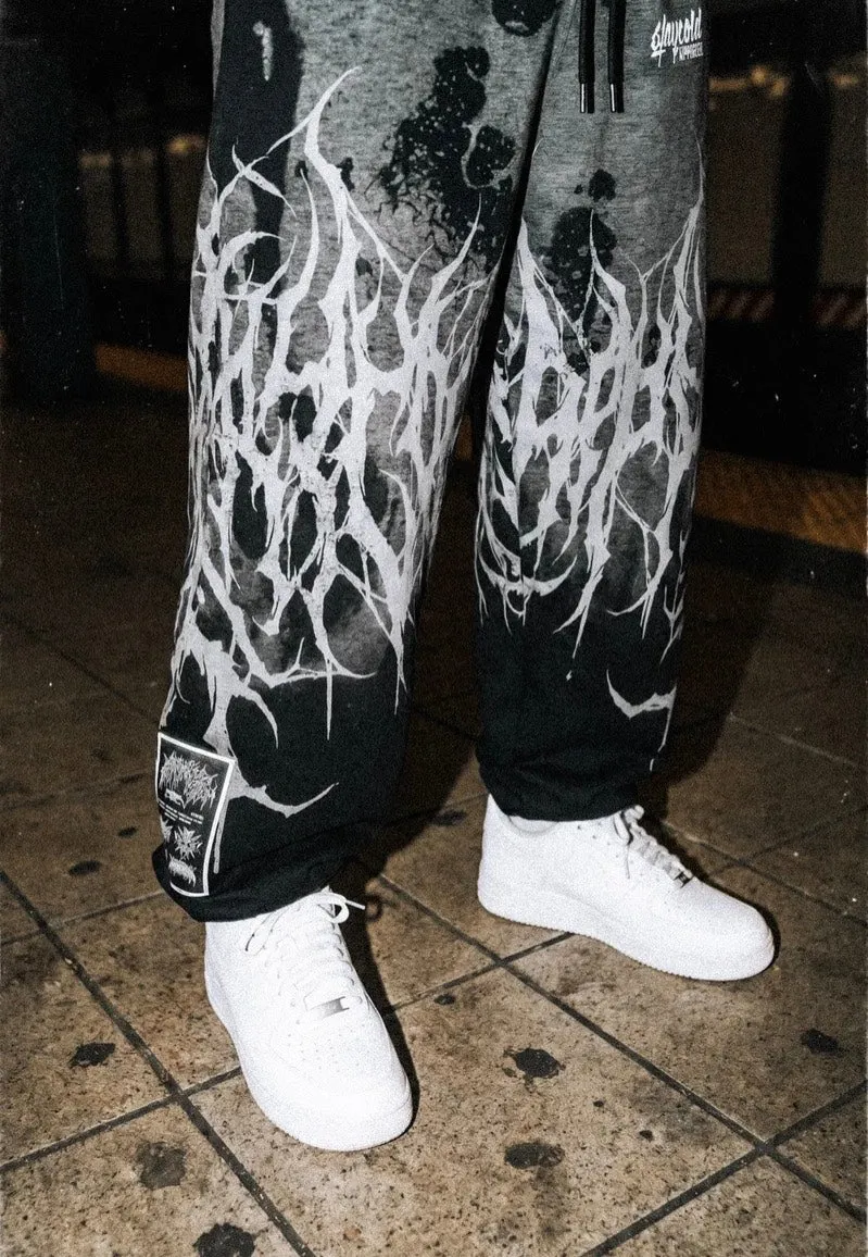 Impericon Reign Of Blood Grey Dye Jogginghose Relaxed Fit