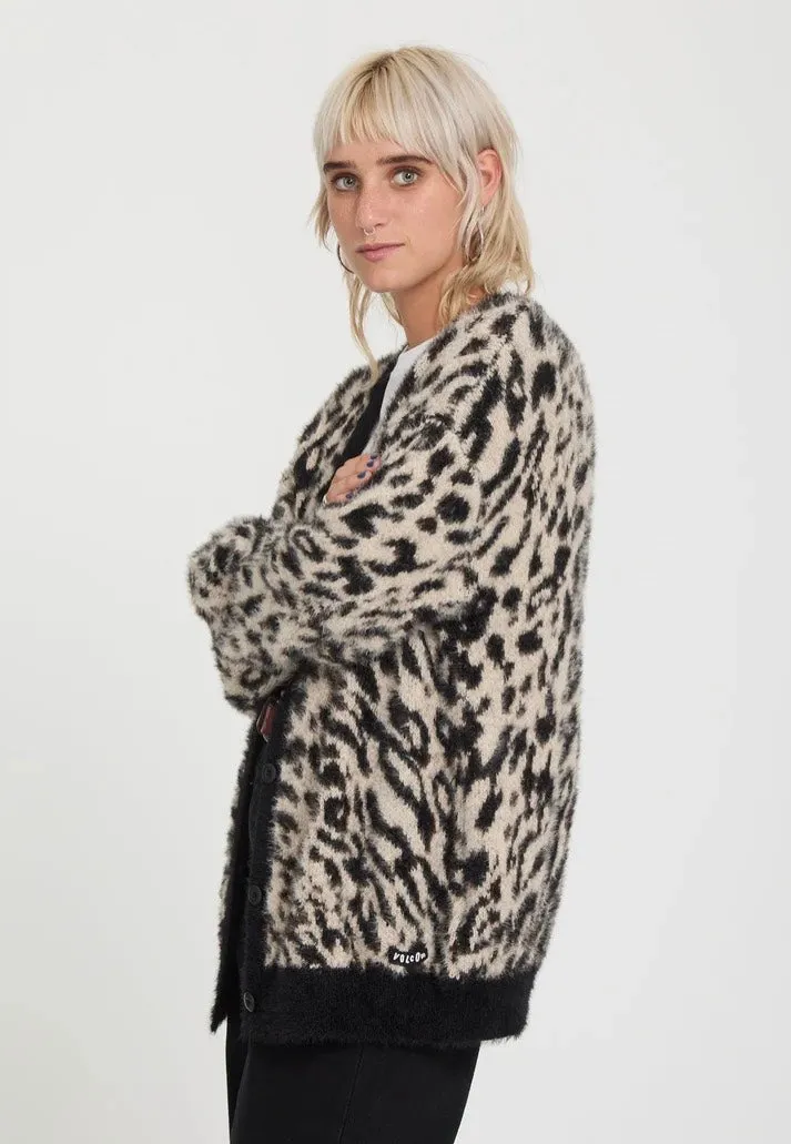 Impericon Tigardi Animal Print Cardigan braun