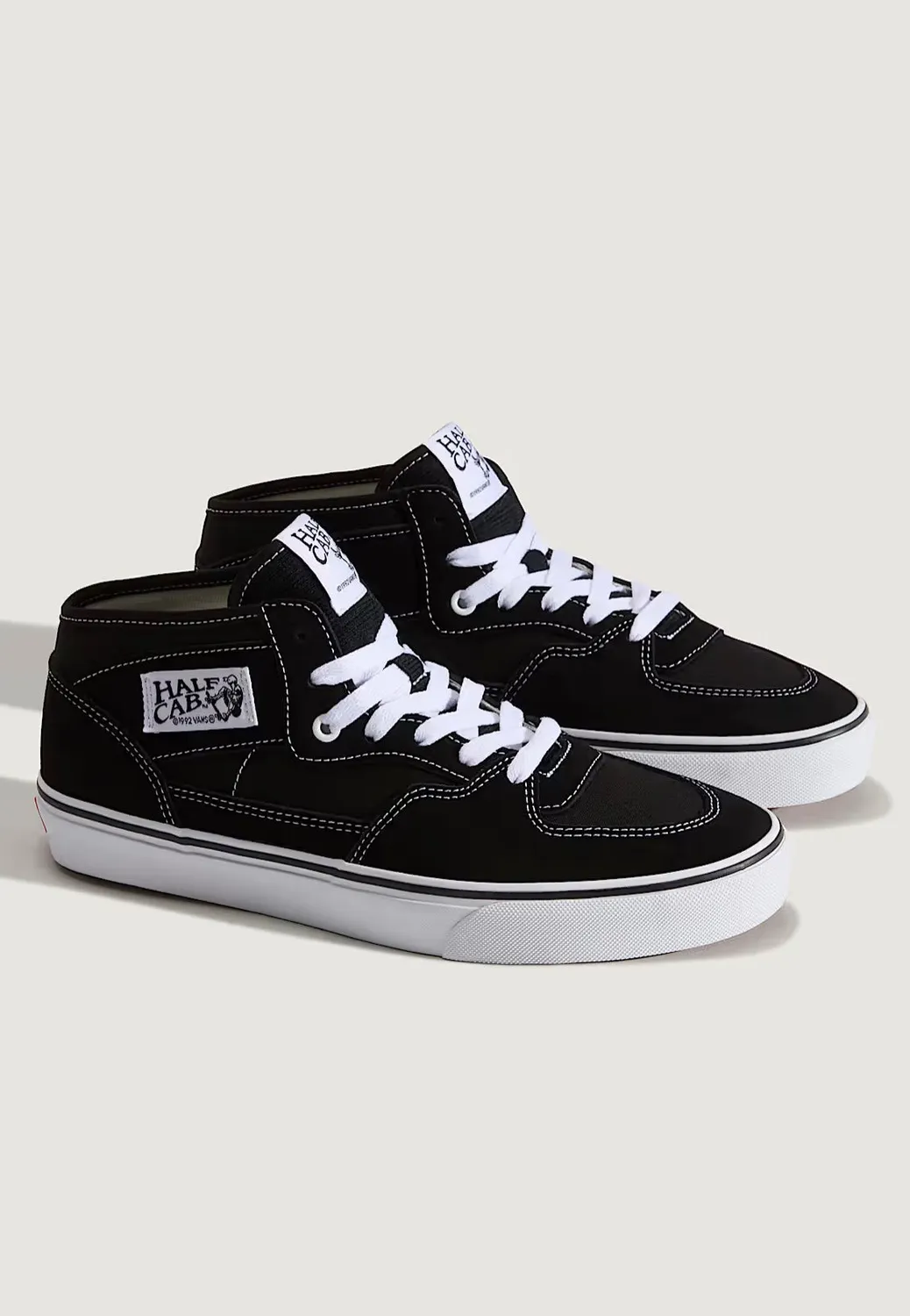 Impericon Half Cab Decon Black/True White Schuhe Suede