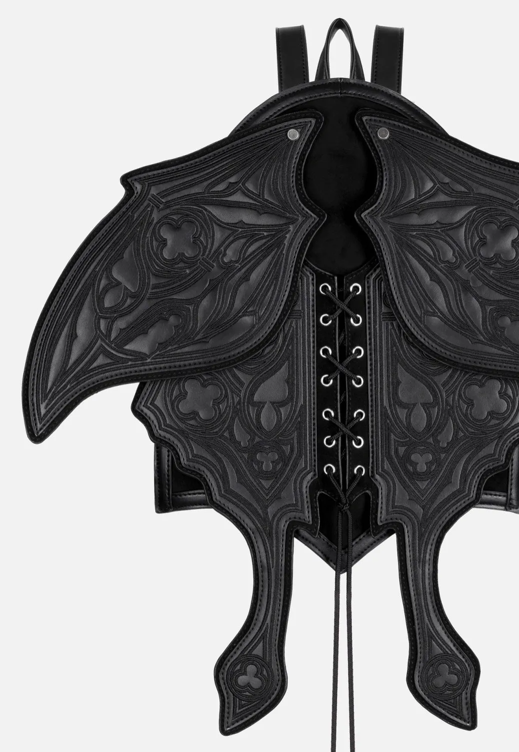 Impericon Obsidian Moth PU Black Rucksack schwarz