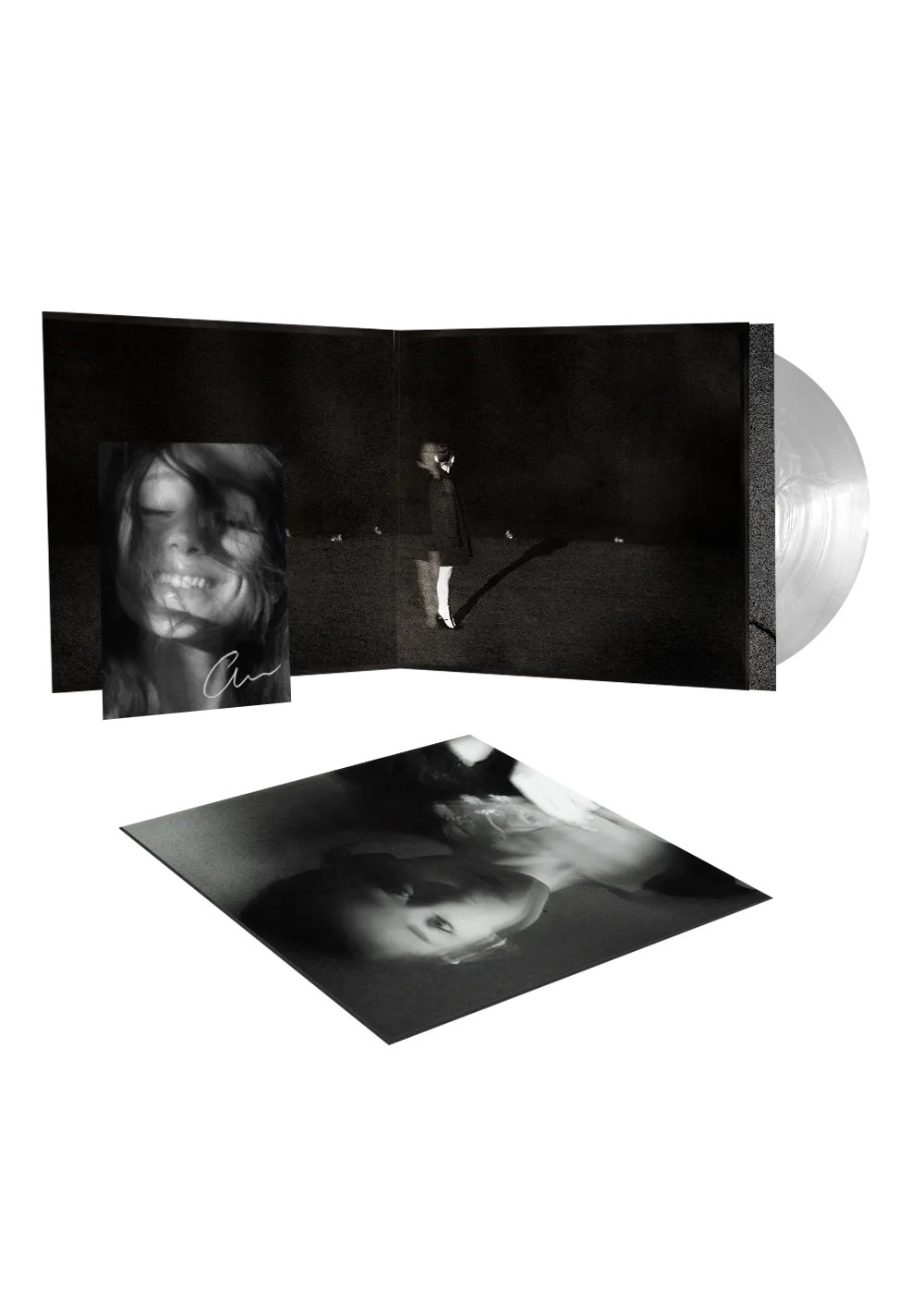 Ariana Grande Petal LP translucent white Vinyl signiert
