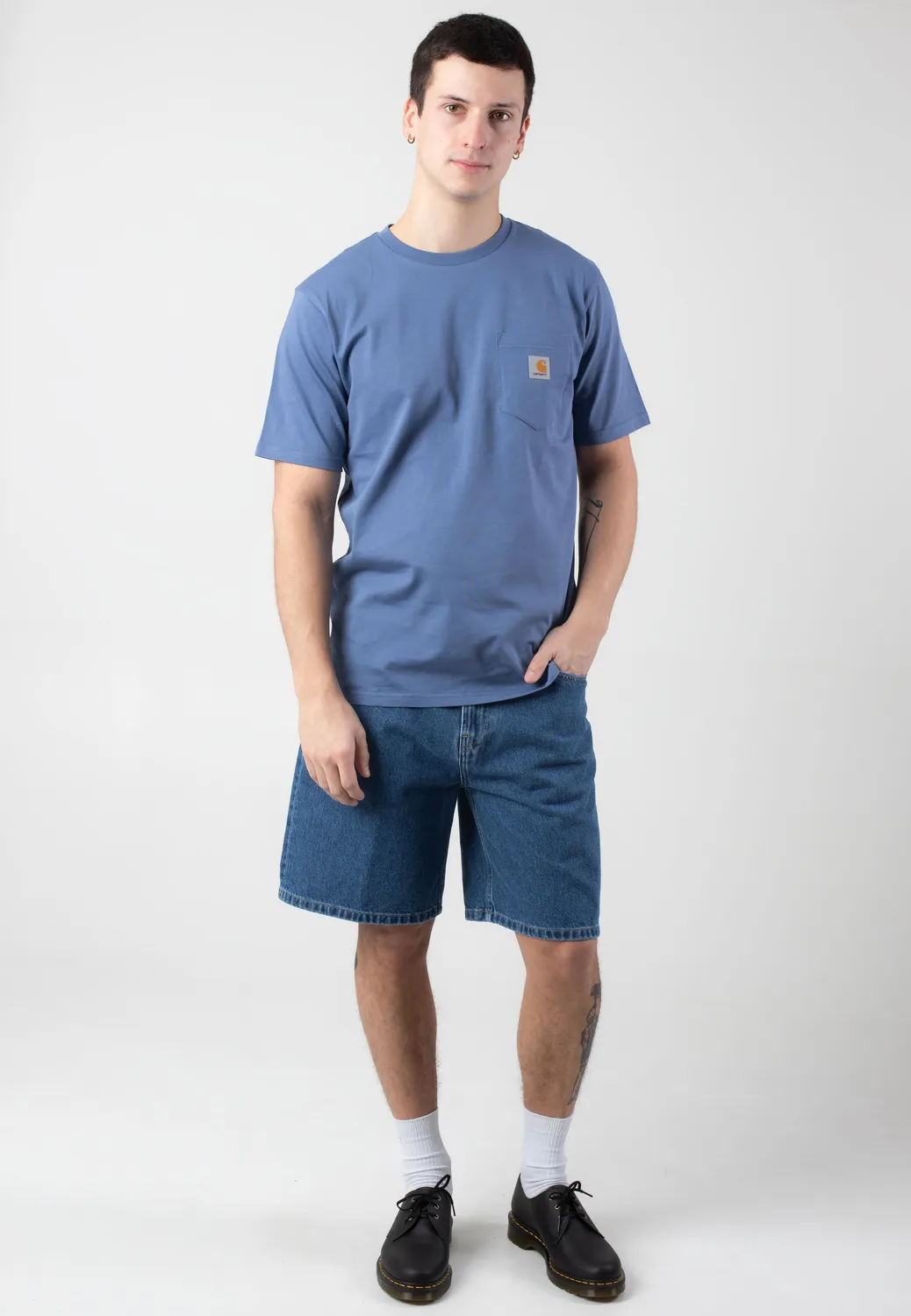 Impericon Pocket Blue Iris T-Shirt blau