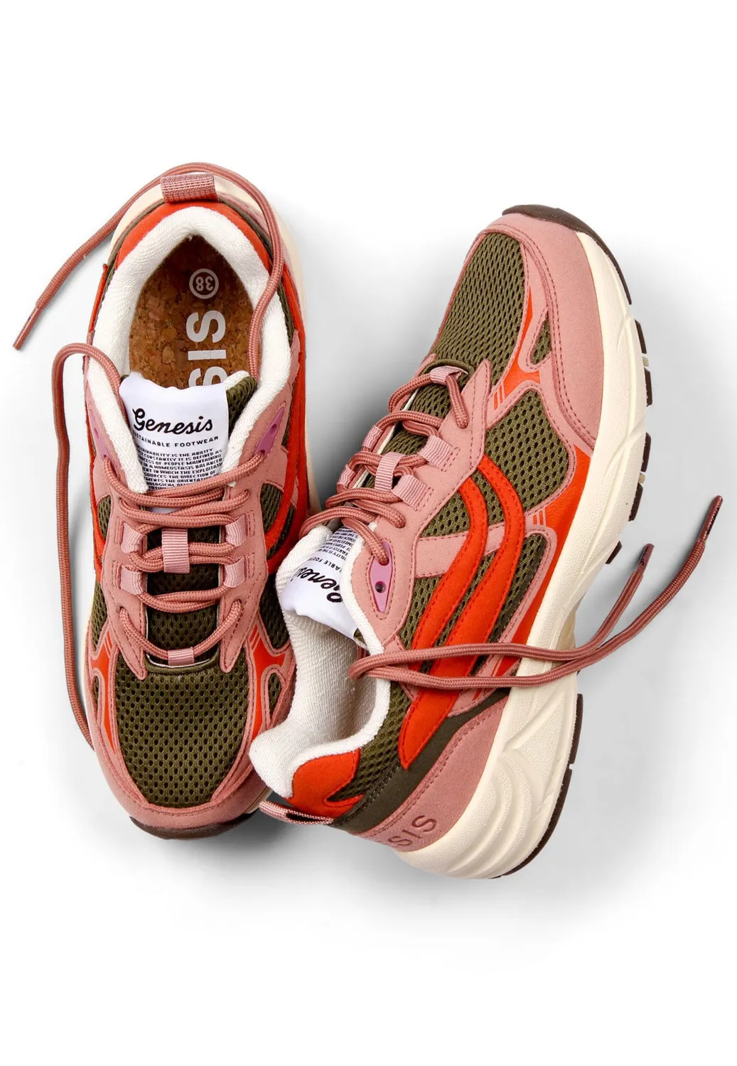 Impericon G-Eco 99 Multi Colour Old Rose Olive Orange Schuhe
