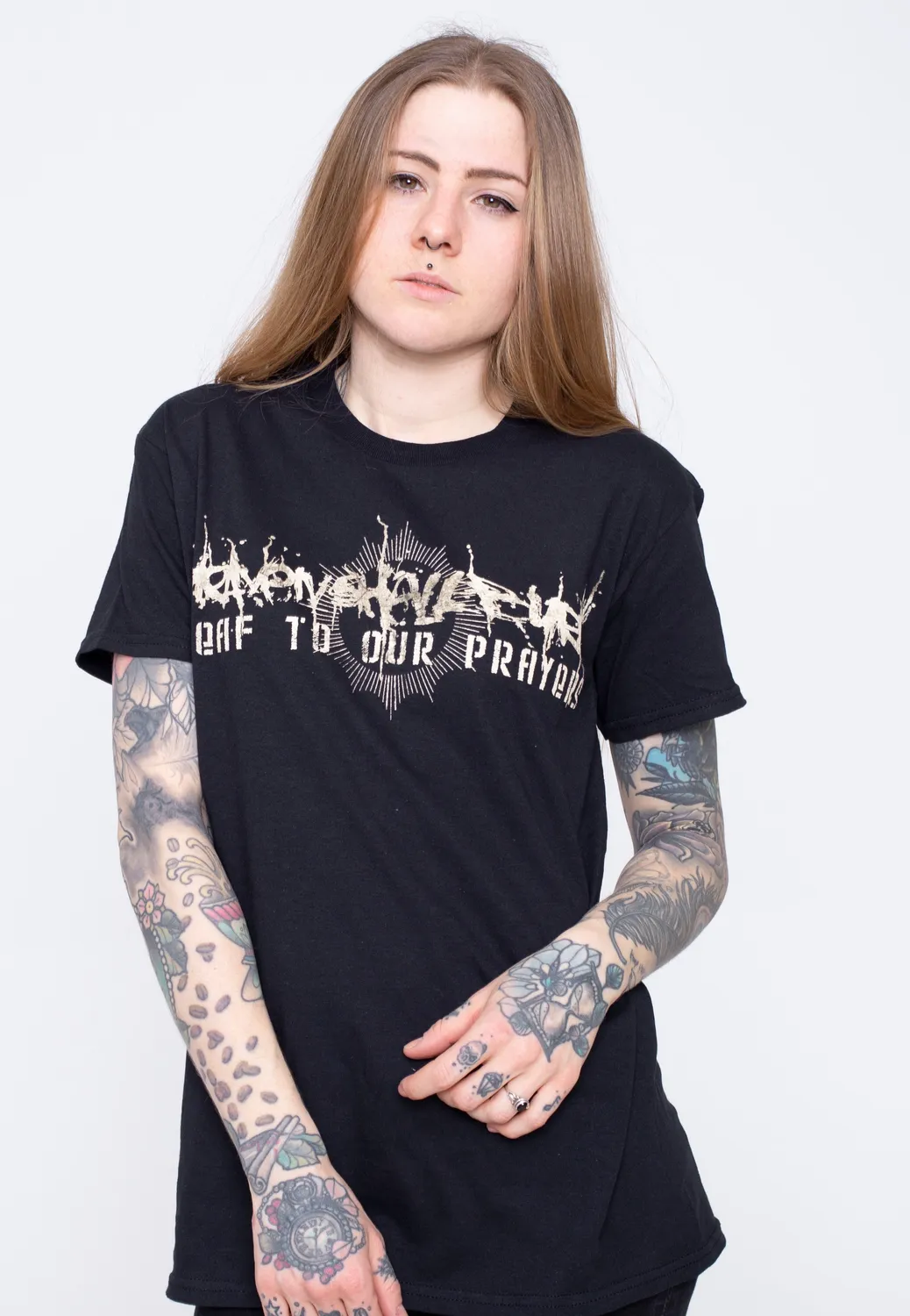 Impericon Deaf To Our Prayers Cover T-Shirt schwarz