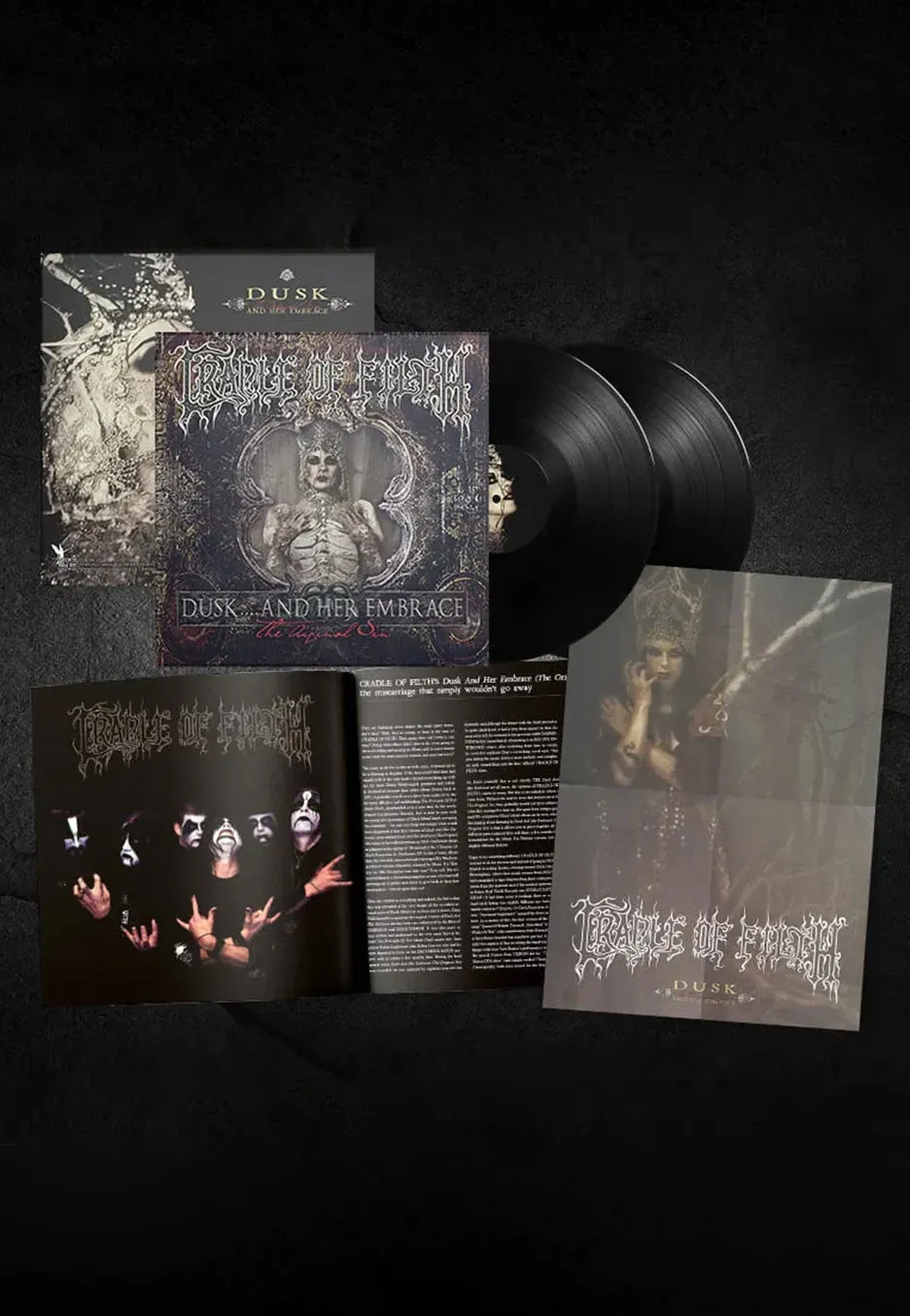 Dusk And Her Embrace Ltd. 2-Vinyl Schwarz